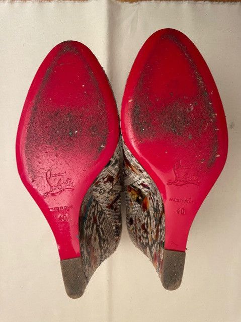 Christian Louboutin Louboutin multicolor Python booties Size US 9 / IT 39 - 5 Thumbnail