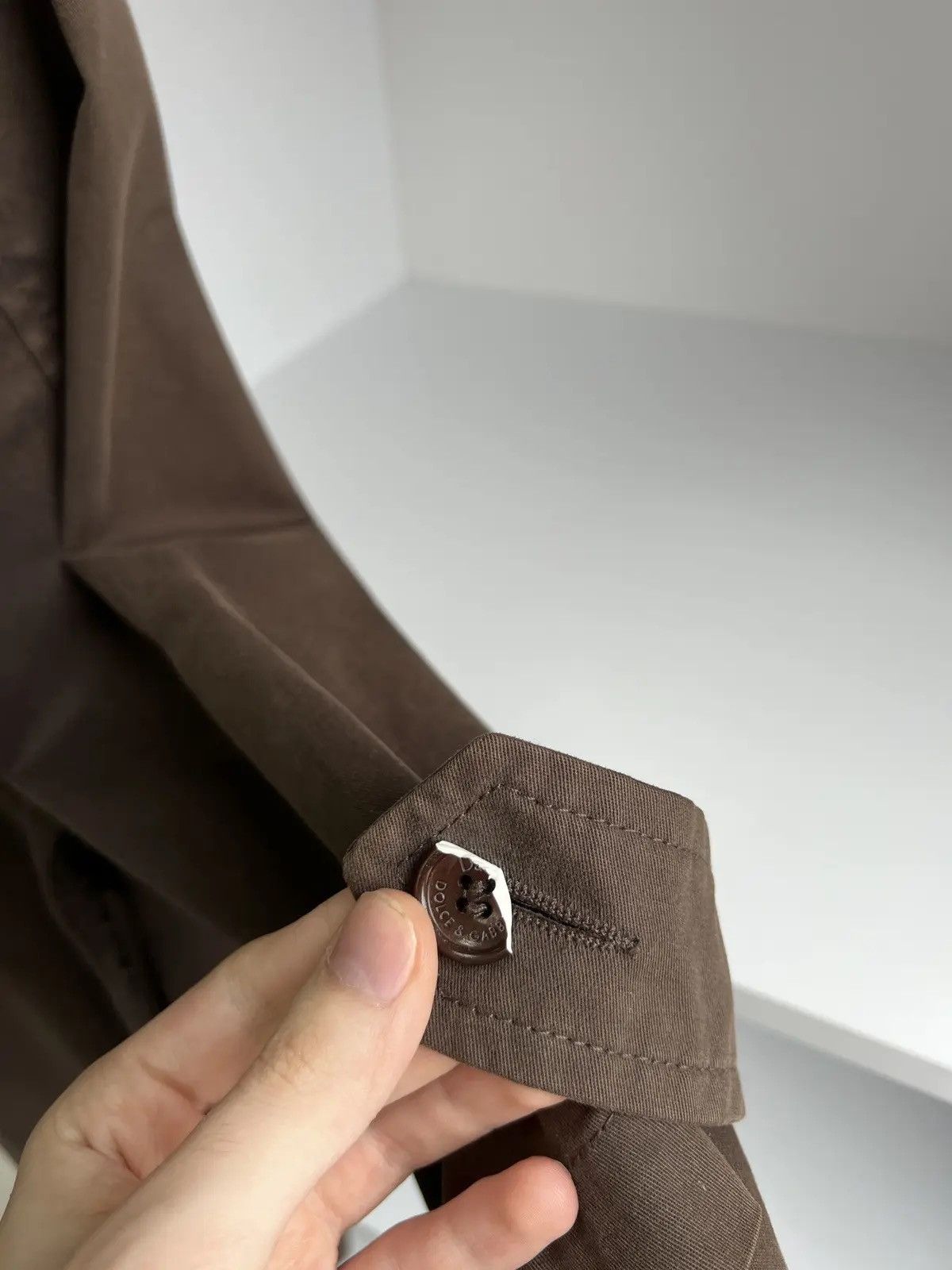 Dolce & Gabbana × Vintage Vintage Dolce Gabbana brown archival trench coat Size US M / EU 48-50 / 2 - 19 Thumbnail