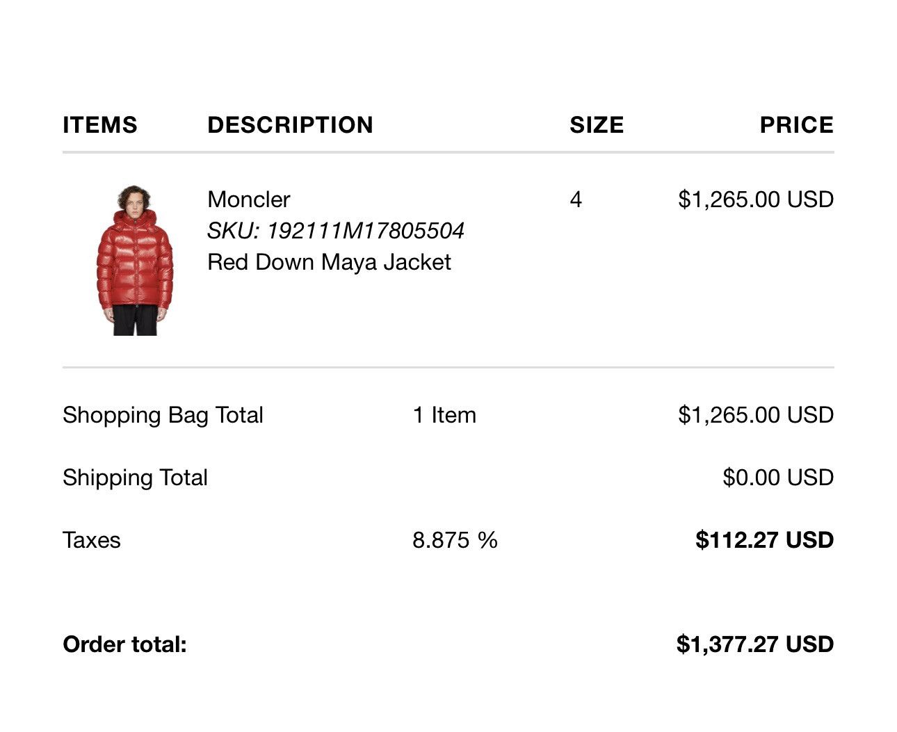 Other Moncler Maya Size US L / EU 52-54 / 3 - 6 Thumbnail