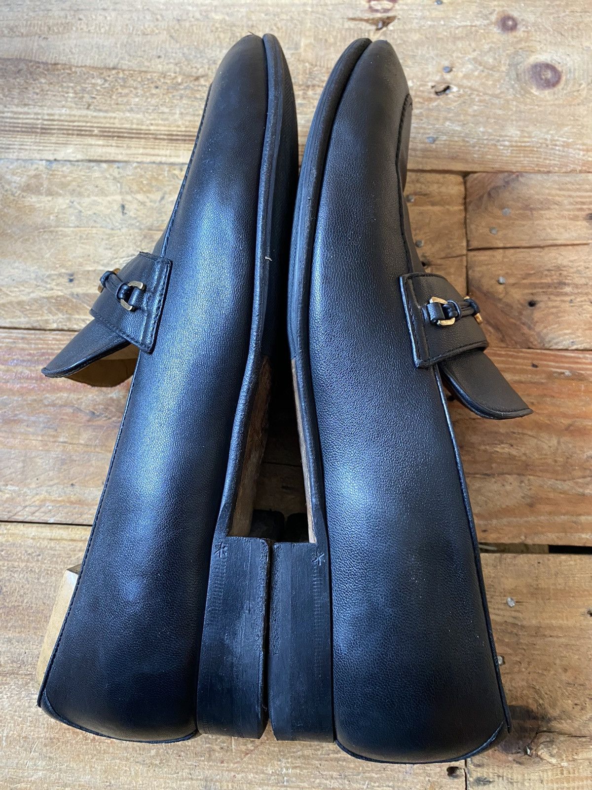 Gucci Gucci horsebit GG logo black leather loafers uk sz 9 US10 Size US 10 / EU 43 - 10 Thumbnail