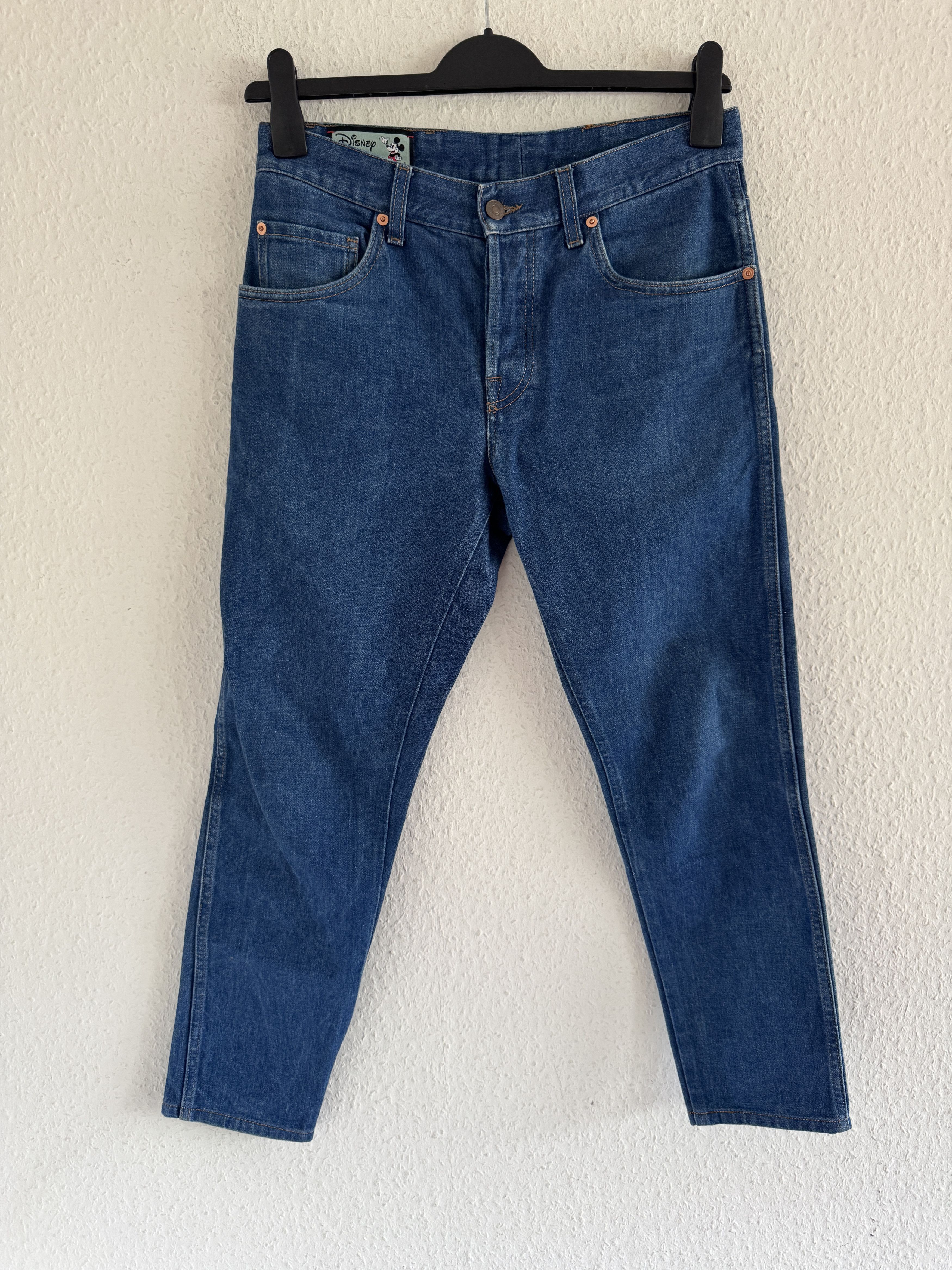 Gucci Mickey Embroidered Jeans Size US 30 / EU 46 - 1 Thumbnail