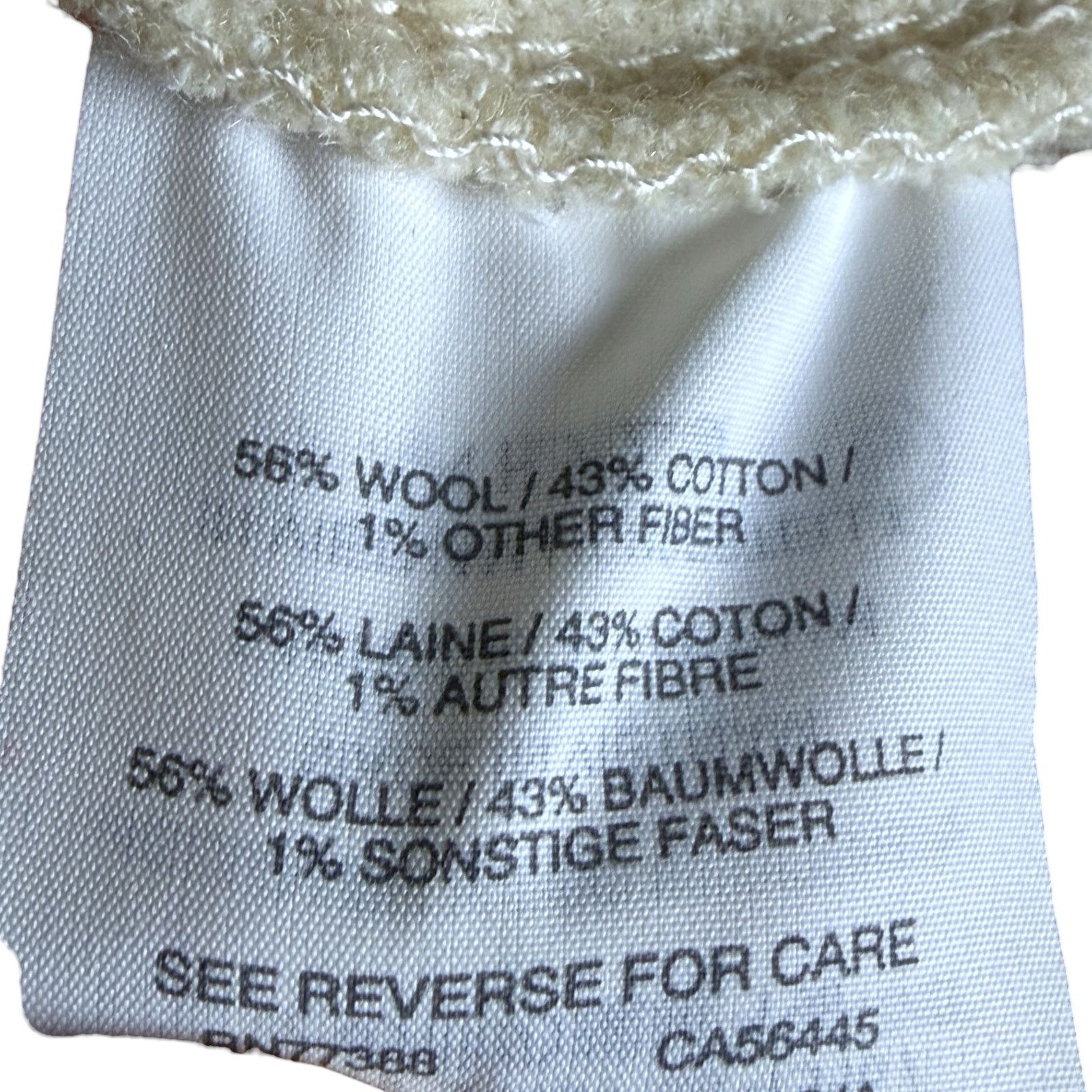 Madewell Madewell Open Sweater Women's XXS Cardigan Duster Cream Wool Size XXS / US 00 / IT 34 - 6 Thumbnail