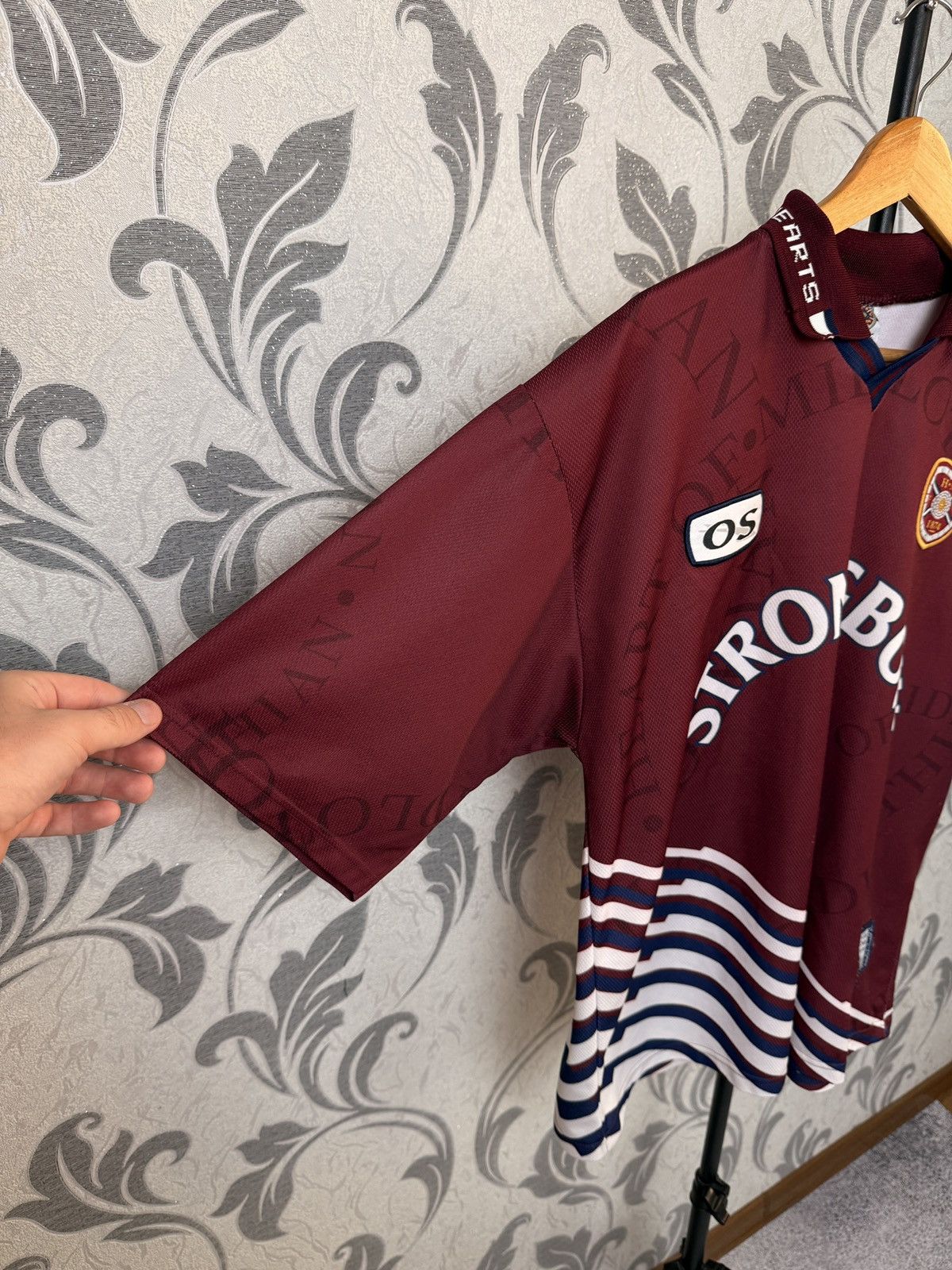 Other 1998 HEART OF MIDLOTHIAN HOME SOCCER JERSEY FOOTBALL SHIRT Size US L / EU 52-54 / 3 - 17 Thumbnail