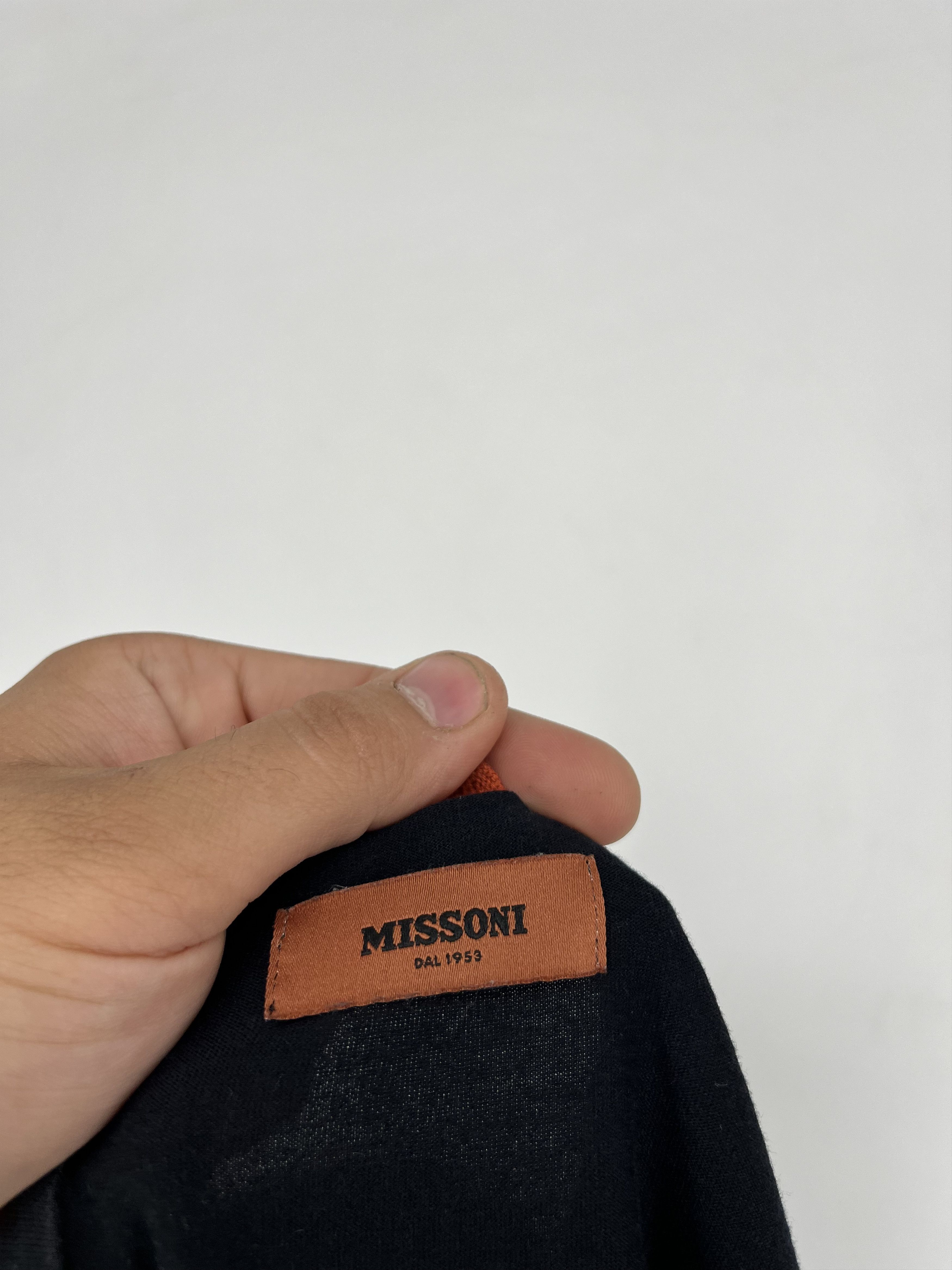 Missoni × Vintage Vintage Missoni Spellout Logo Tshirt Size N Size US M / EU 48-50 / 2 - 13 Thumbnail