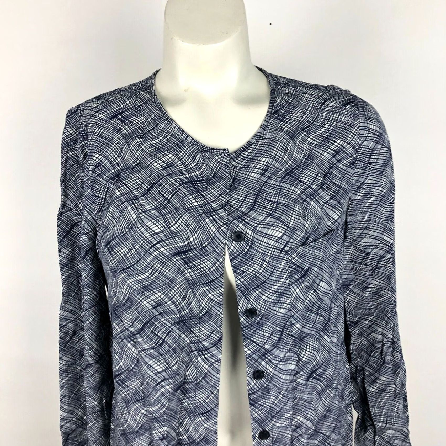 Boden Boden Blue Women's Button Front Long Sleeve Shirt Size XS / US 0-2 / IT 36-38 - 2 Thumbnail