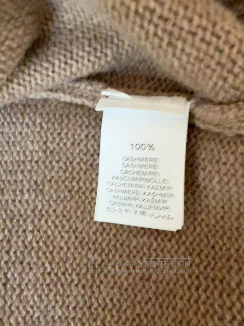 Loro Piana BC Thick Chevron Pattern Cashmere Sweater. Size US XL / EU 56 / 4 - 3 Thumbnail