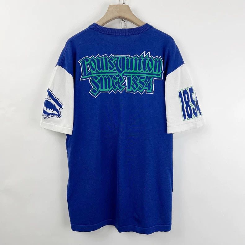 Other Louis Vuitton 1854 White and Blue Knit Short Sleeve Size US XXL / EU 58 / 5 - 3 Thumbnail