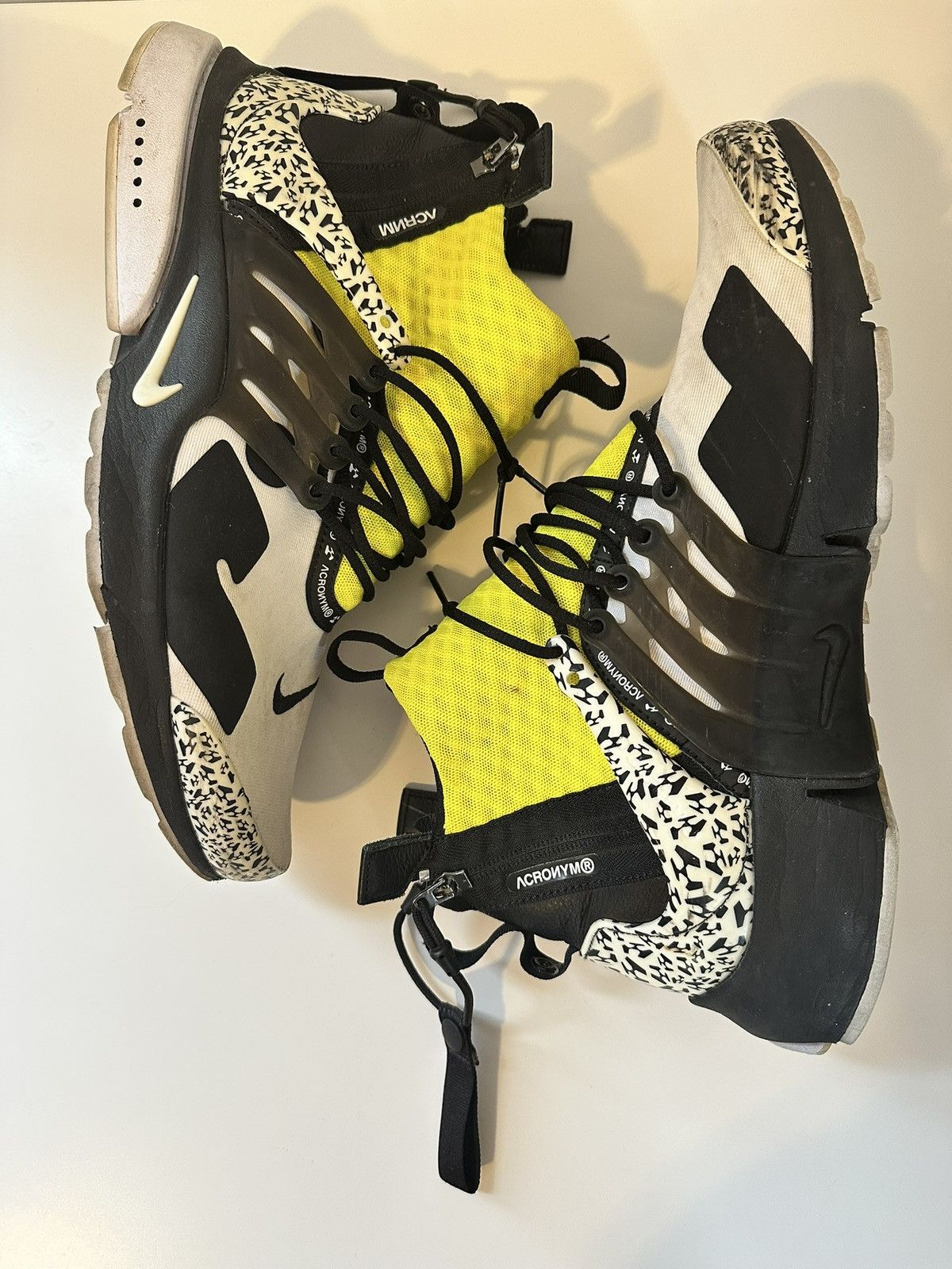 Acronym × Nike Nike x Acronym Air Presto Mid Dynamic Yellow Size US 11 / EU 44 - 6 Thumbnail