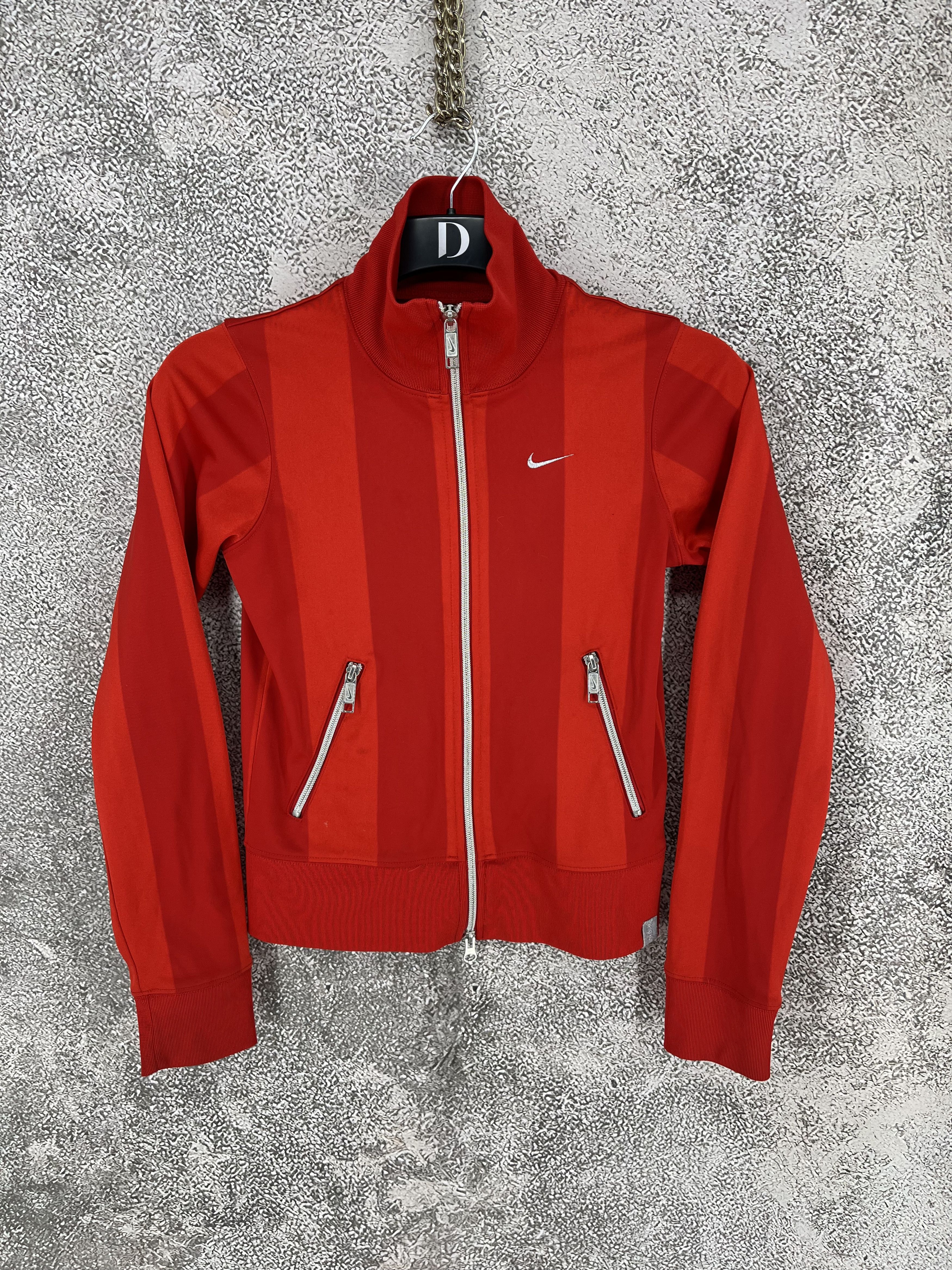 Nike Women's Vintage 00's y2k Track Top Zip Jacket Just Do It Red Size S / US 4 / IT 40 - 1 Thumbnail