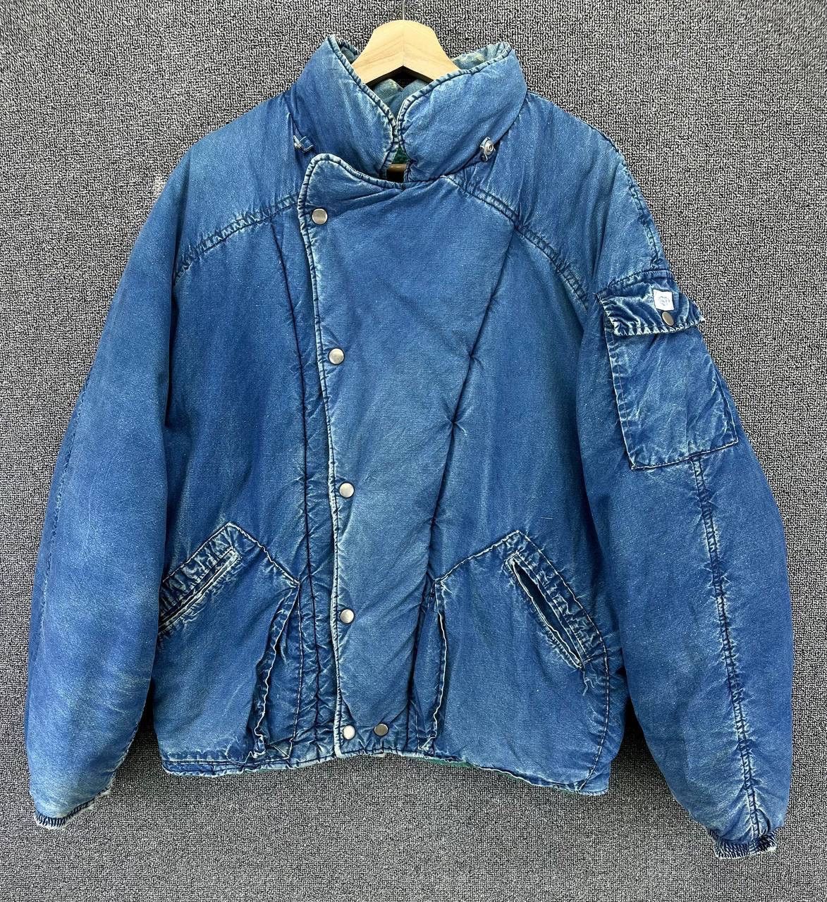 Vintage Marithe Francois Girbaud Closed Sherpa Denim Jacket