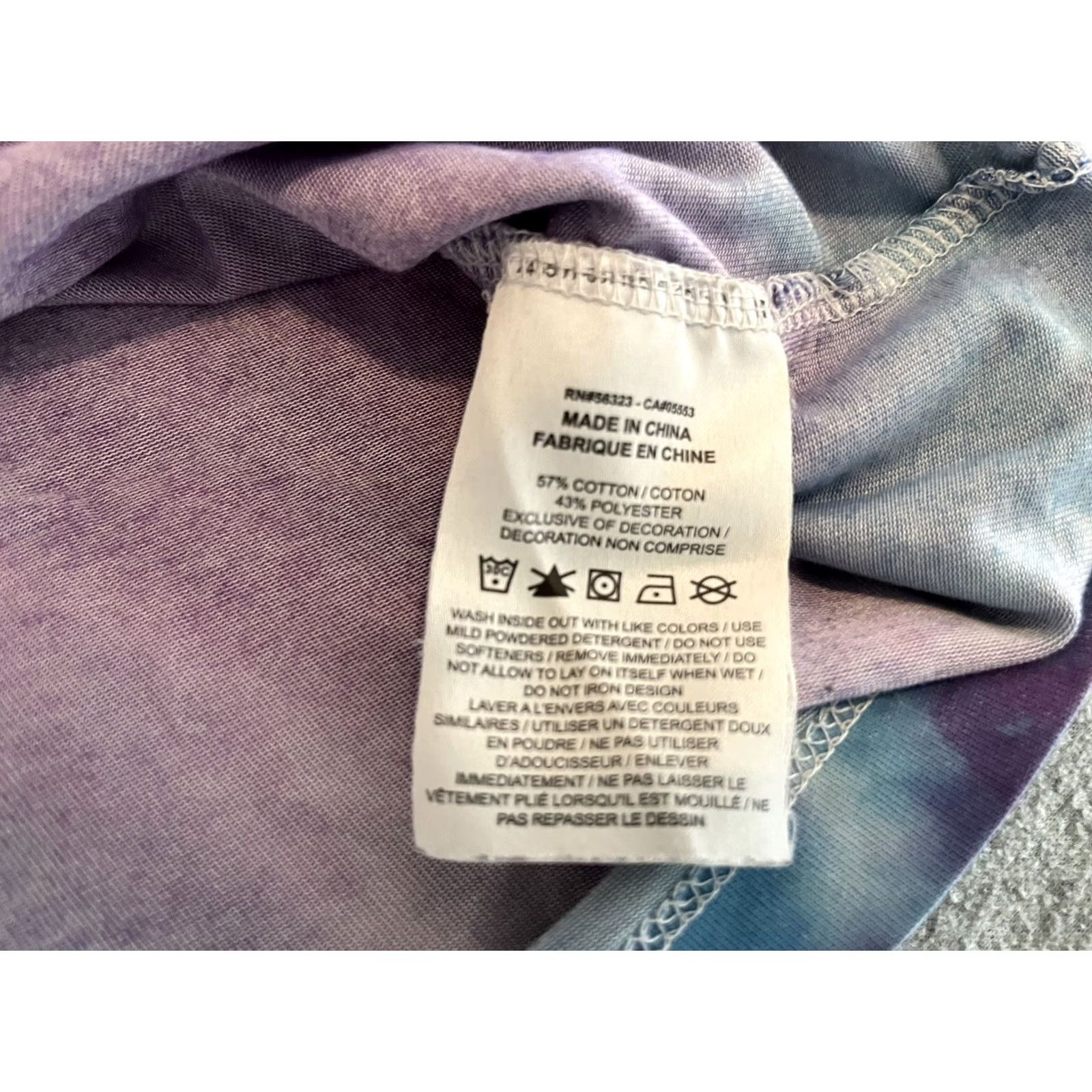Nike Nike Reigning Buckets Tie Dye Basketball Tee Shirt Dri-Fit Medium Shirt Men M Purple Size US M / EU 48-50 / 2 - 4 Thumbnail