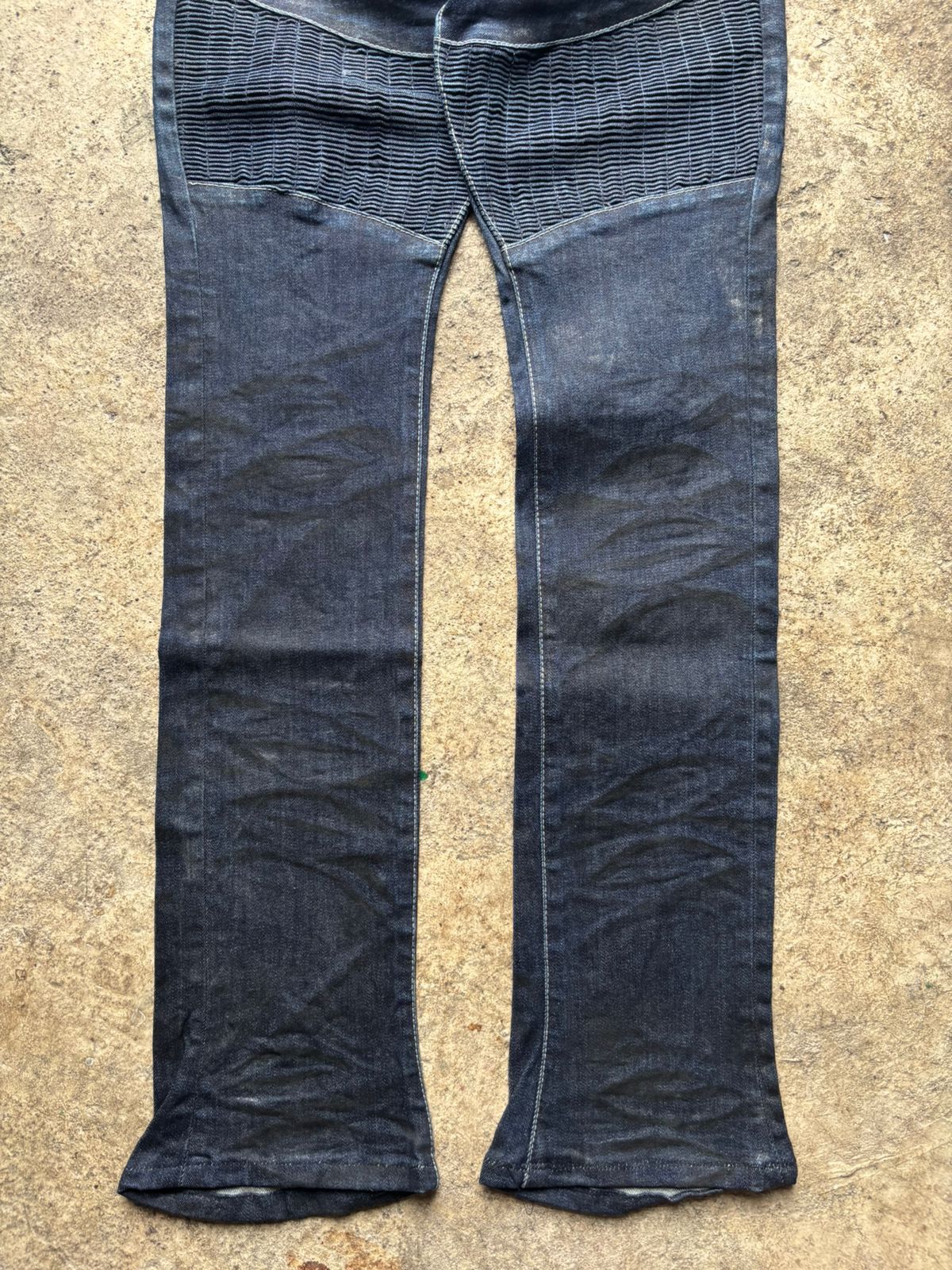 CIVARIZE 2000s Civarize Silver Claw Marks Bikers Jeans Size US 28 / EU 44 - 8 Thumbnail
