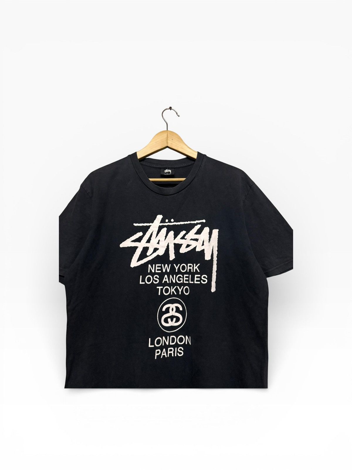 Stussy OG🔥Stussy World Tour Tee Size US L / EU 52-54 / 3 - 4 Thumbnail