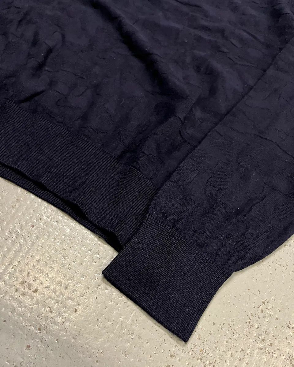 Emporio Armani Emporio Armani Navy Textured Sweater Size US S / EU 44-46 / 1 - 6 Thumbnail