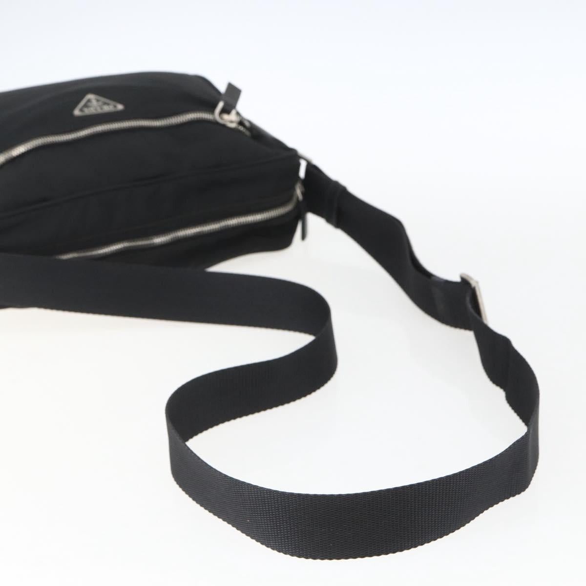 Prada PRADA Shoulder Bag Nylon Black Silver Auth 165034 - Jerrillo Size ONE SIZE - 7 Thumbnail