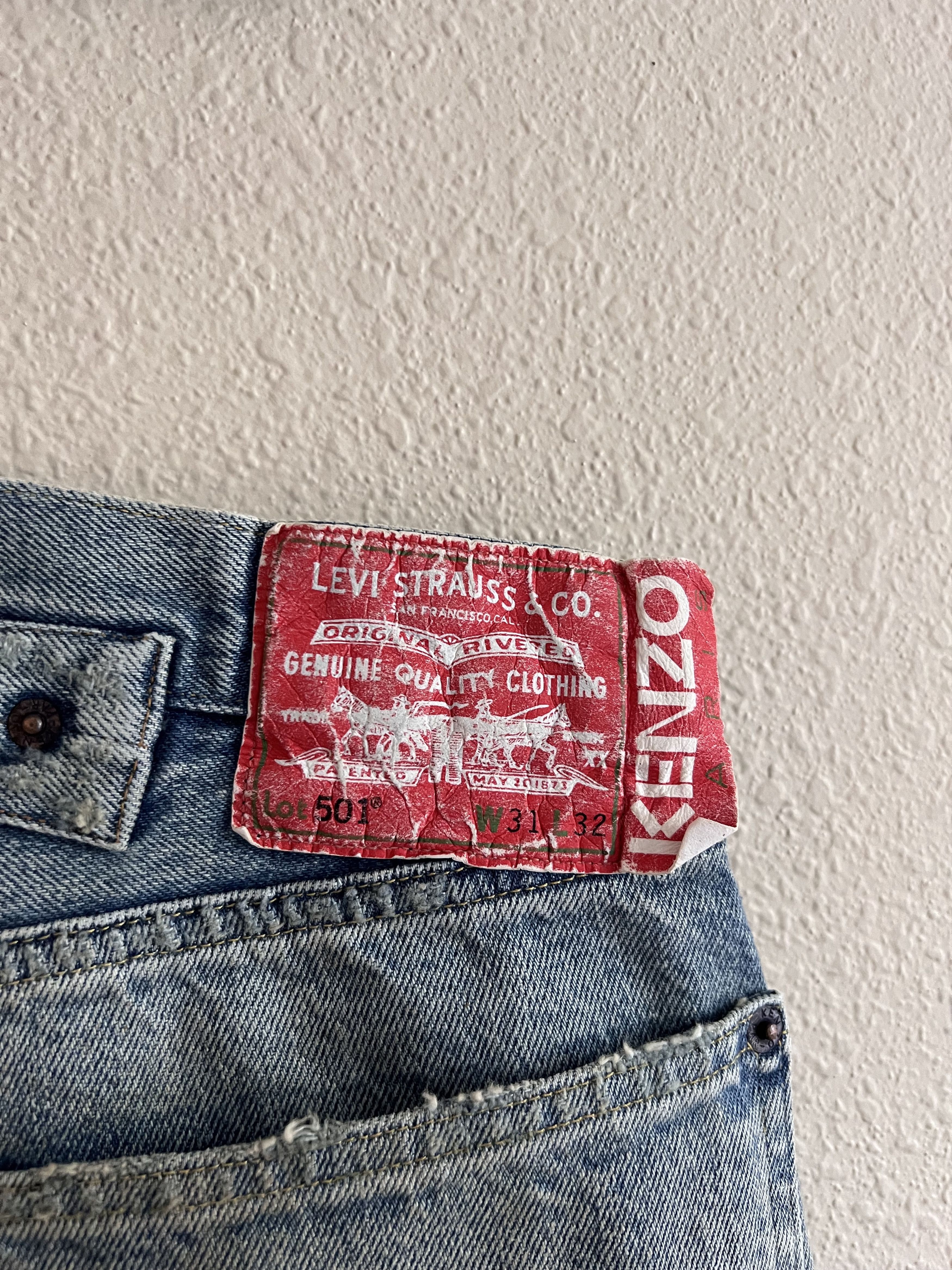 Kenzo × Levi's Levi's KENZO 1933 501 Jeans in BLue Size US 31 - 10 Thumbnail