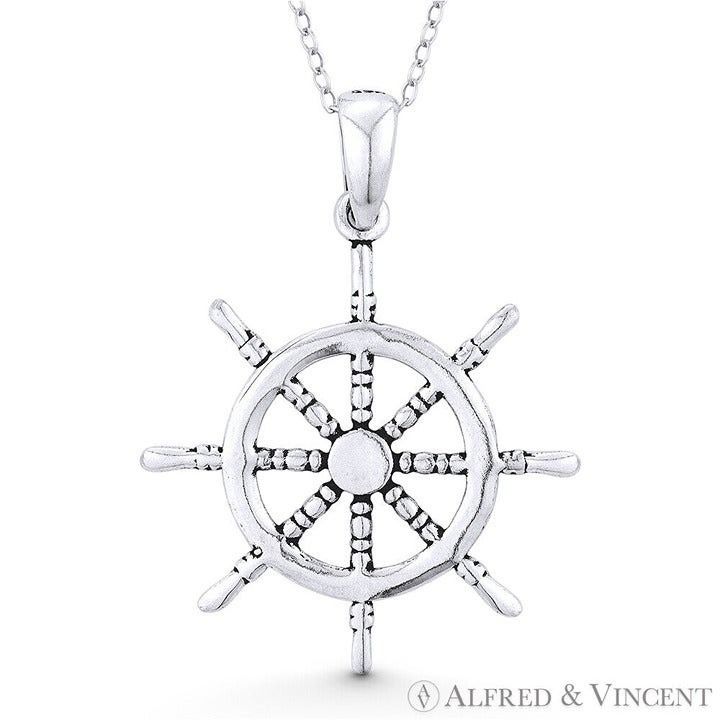 Other Ship's Helm / Wheel Sailor's Luck Charm 38.5x29mm Pendant Size ONE SIZE - 1 Preview