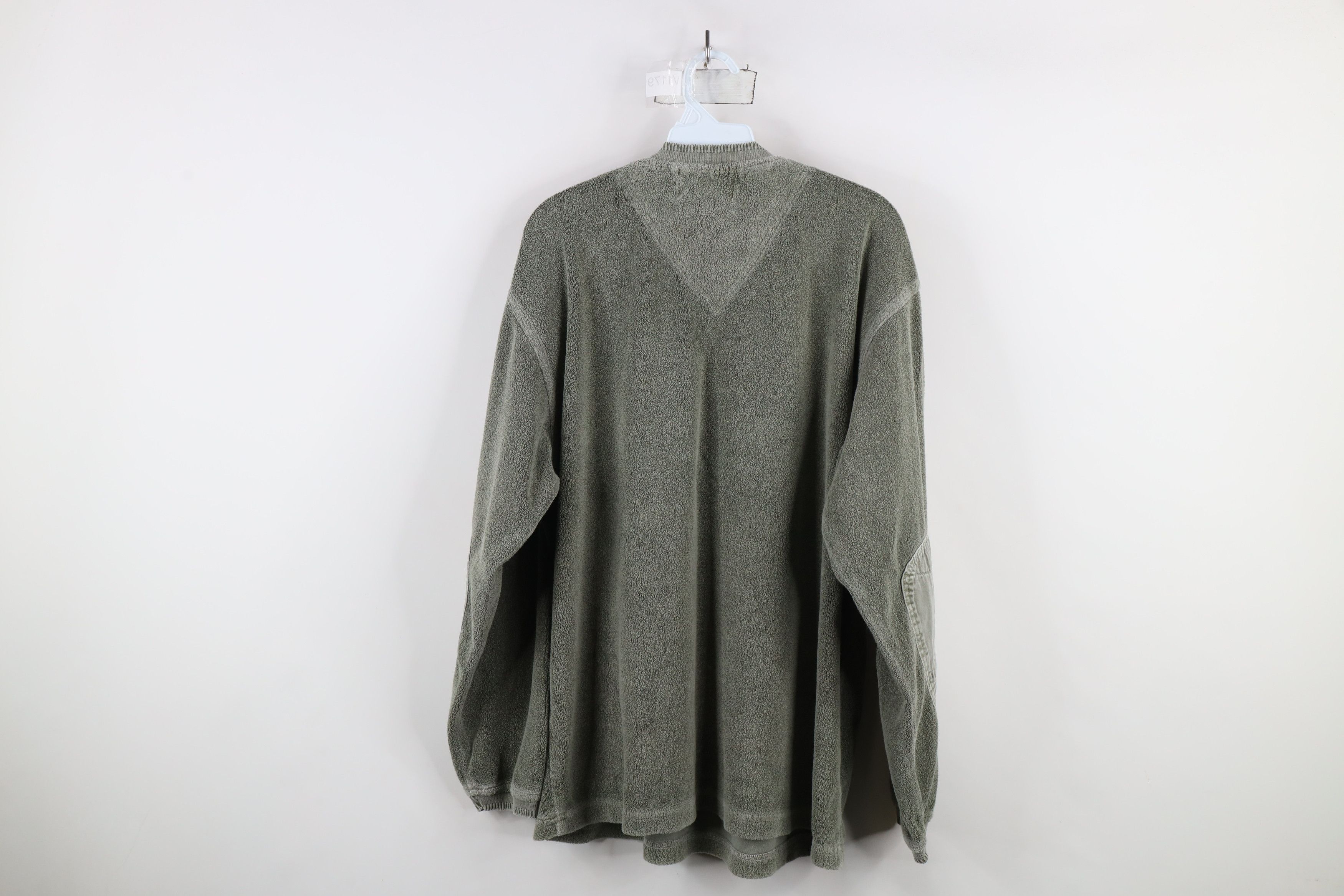 Vintage Vintage 90s The Territory Ahead Patch Terry Cloth Sweatshirt Size US L / EU 52-54 / 3 - 10 Thumbnail