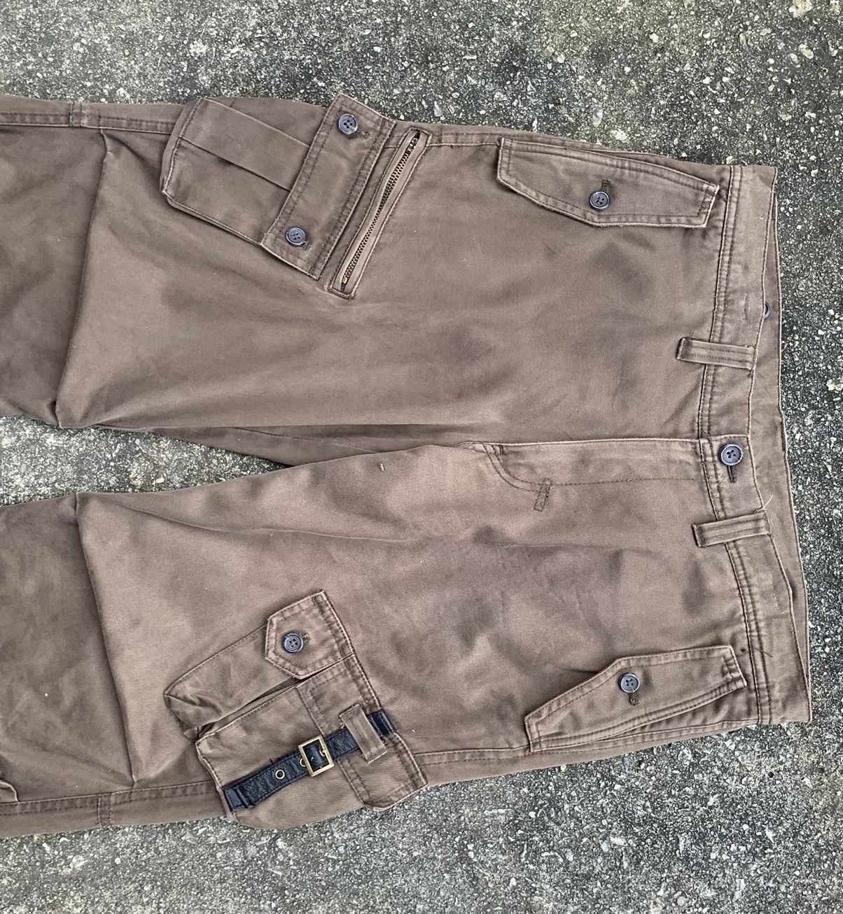 Japanese Brand × Tornado Mart Rare Tornado Mart Multipocket Flare Cargo Pants Size US 33 - 11 Thumbnail