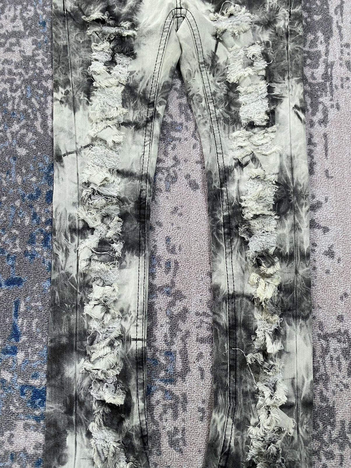 Tornado Mart Japanes Dosch Distressed Denim Jeans Size US 30 / EU 46 - 3 Thumbnail
