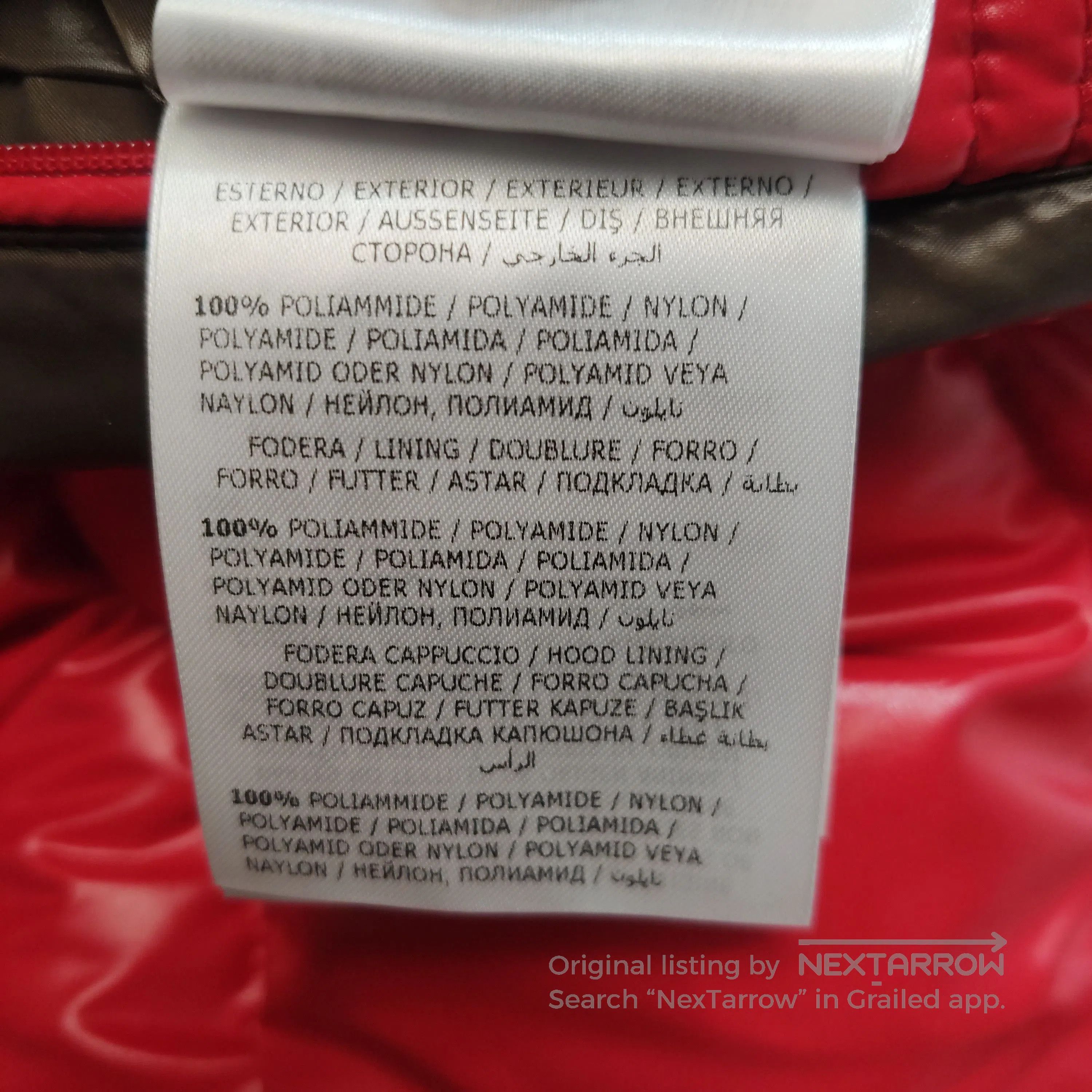 Moncler Moncler Red Hooded Down Jacket Size M. Size US XS / EU 42 / 0 - 9 Thumbnail