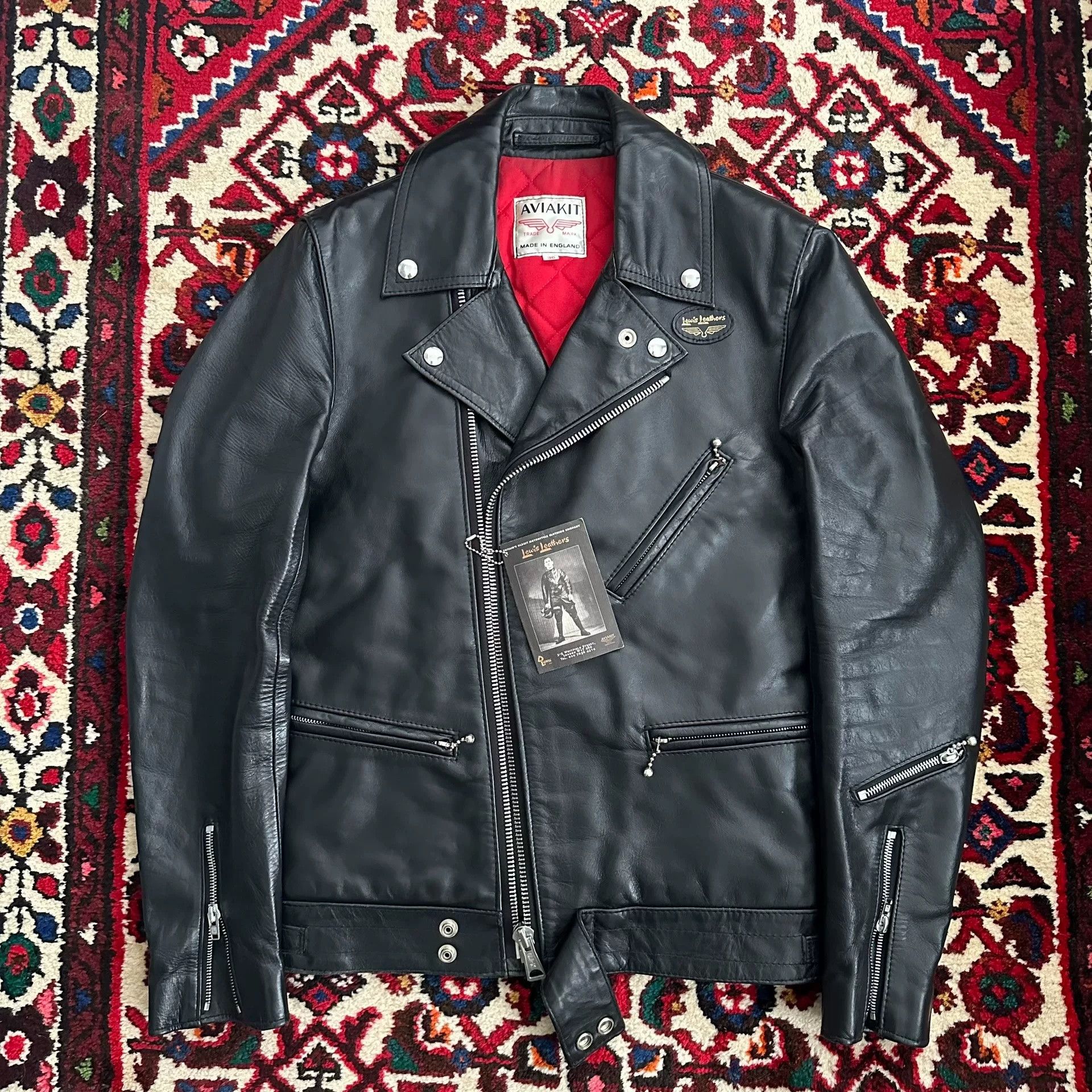 Lewis Leathers Lewis Leathers 441T Calf Leather Jacket Size US M / EU 48-50 / 2 - 1 Thumbnail