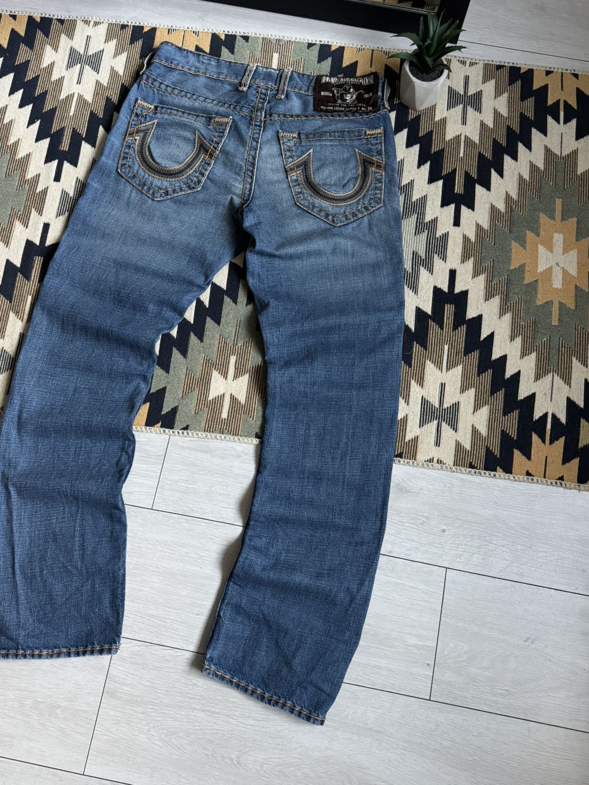 True Religion Vintage True Religion USA Hype Baggy Denim Jeans Size US 32 / EU 48 - 4 Thumbnail