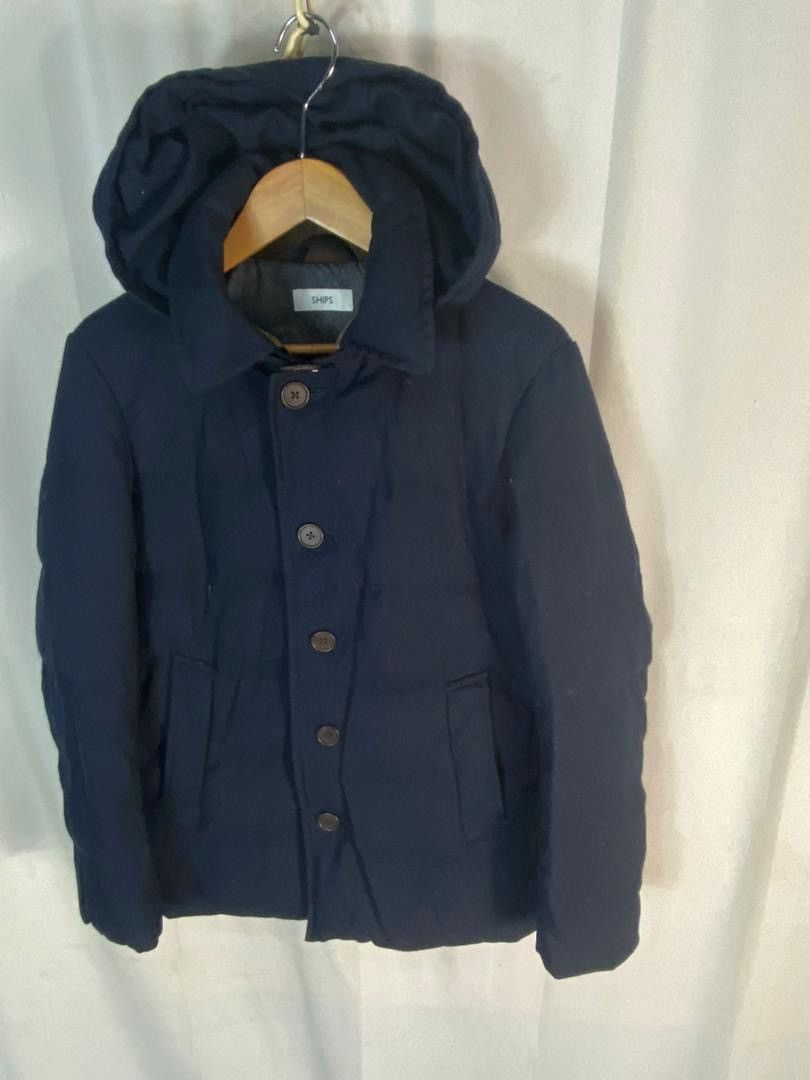 SHIPS Unisex🔥Ships down puffer hoodie jacket Size US S / EU 44-46 / 1 - 4 Thumbnail
