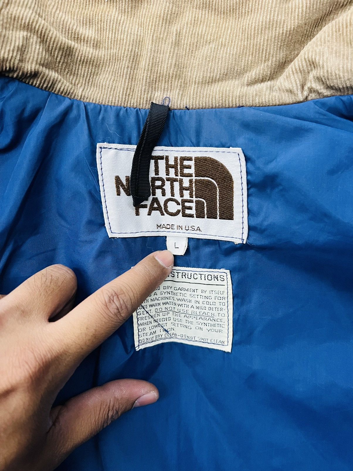 The North Face × Vintage Vintage The North Face Down Trucker Expedition Jacket Size US L / EU 52-54 / 3 - 18 Thumbnail