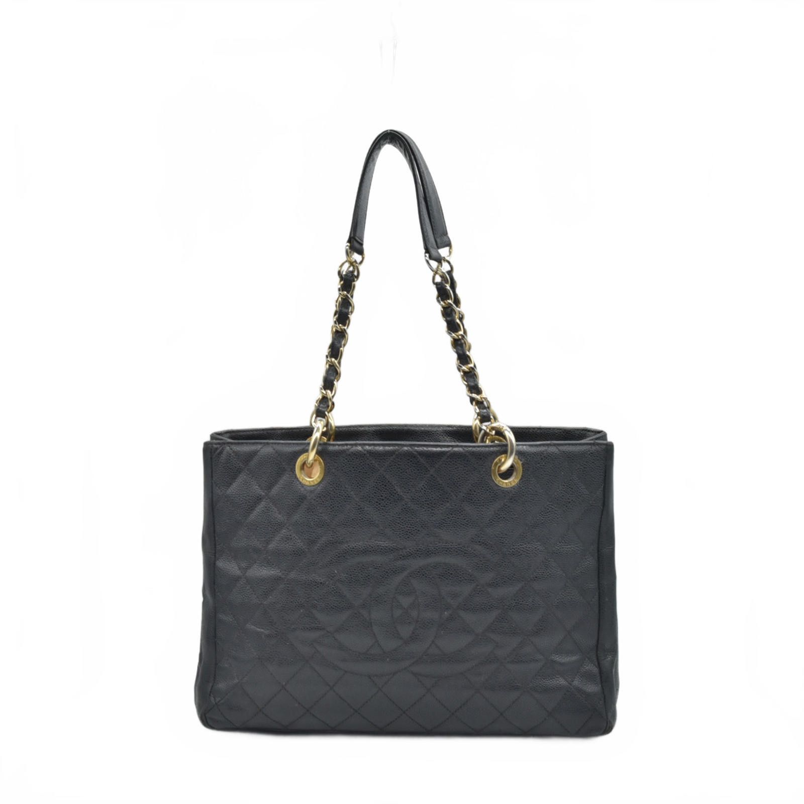 Chanel Chanel Grand Shopping Tote (GST) Black Caviar 2010 Size ONE SIZE - 1 Thumbnail