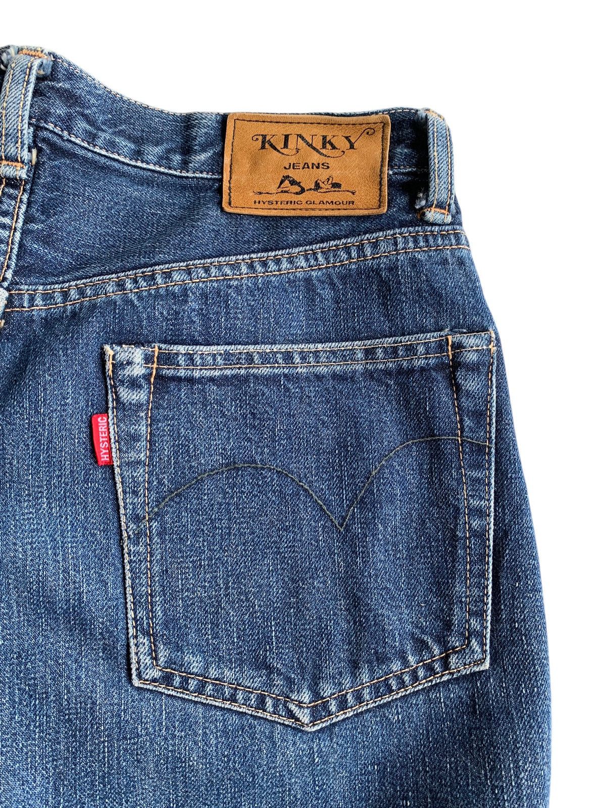 Vintage vintage Hysteric Glamour Kinky Button fly Selvedge Denim ☠️🎌 Size US 30 / EU 46 - 7 Thumbnail