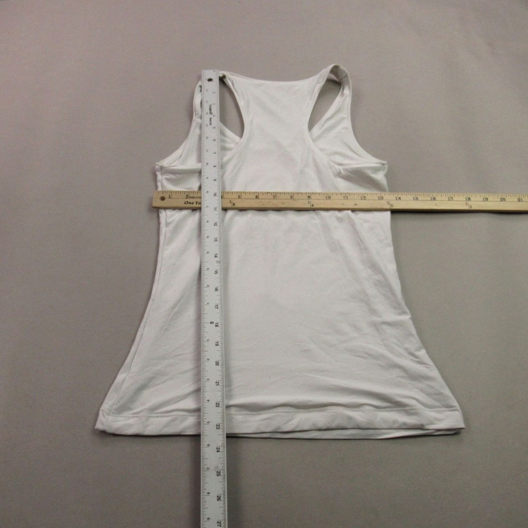 Spanx Spanx Shirt Large Sleeveless Activewear White Crew Neck Lightweight Womens Size L / US 10 / IT 46 - 7 Thumbnail