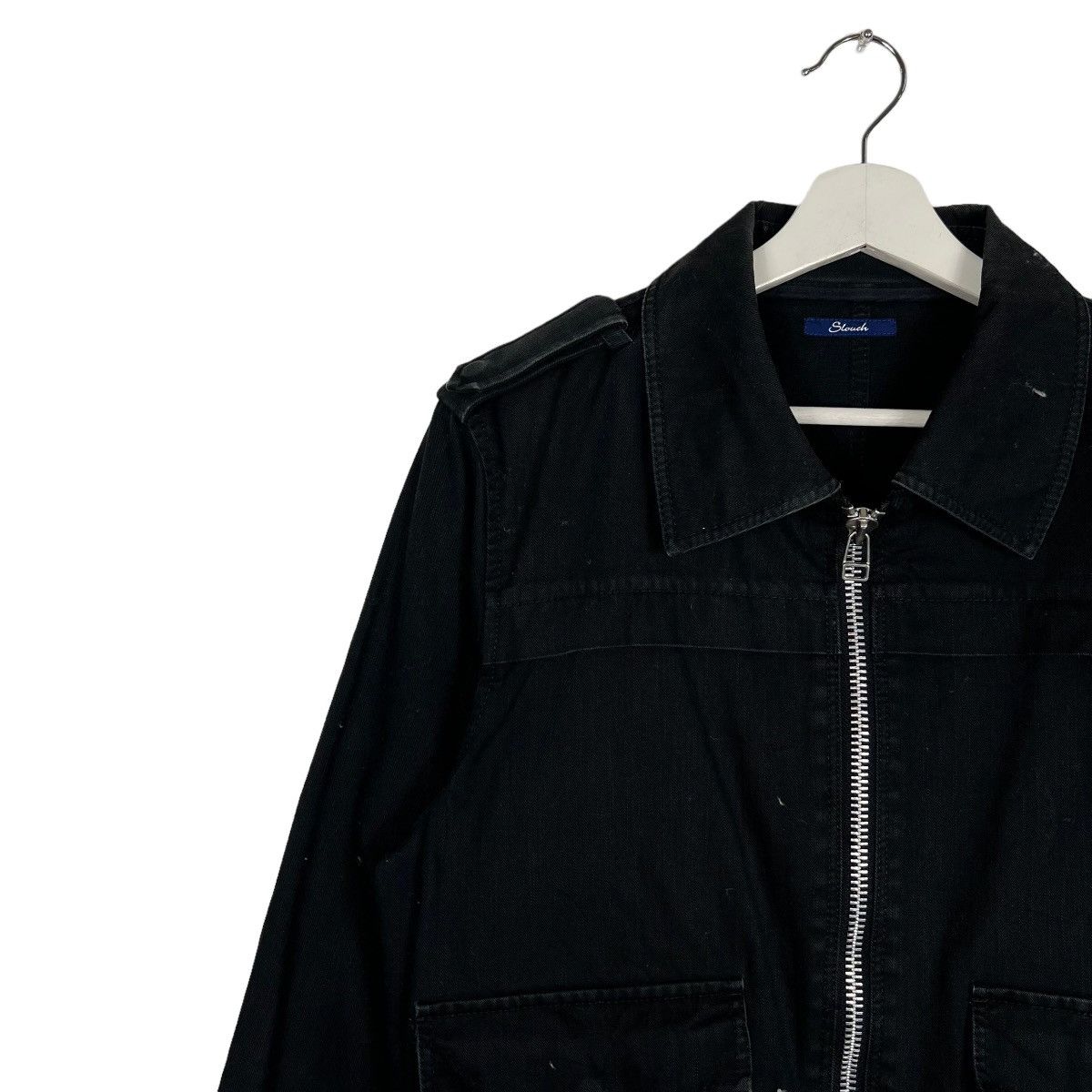 Japanese Brand 🔥 SLOUCH JAPANESE MINIMALIS ZIPPER JACKET MADE IN JAPAN Size US L / EU 52-54 / 3 - 7 Thumbnail