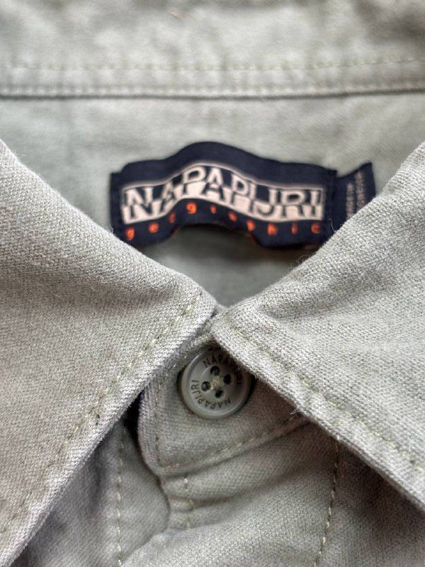Napapijri Napapijri "Antarctic Research Program" Heavy Cotton Shirt Size US XXL / EU 58 / 5 - 12 Thumbnail