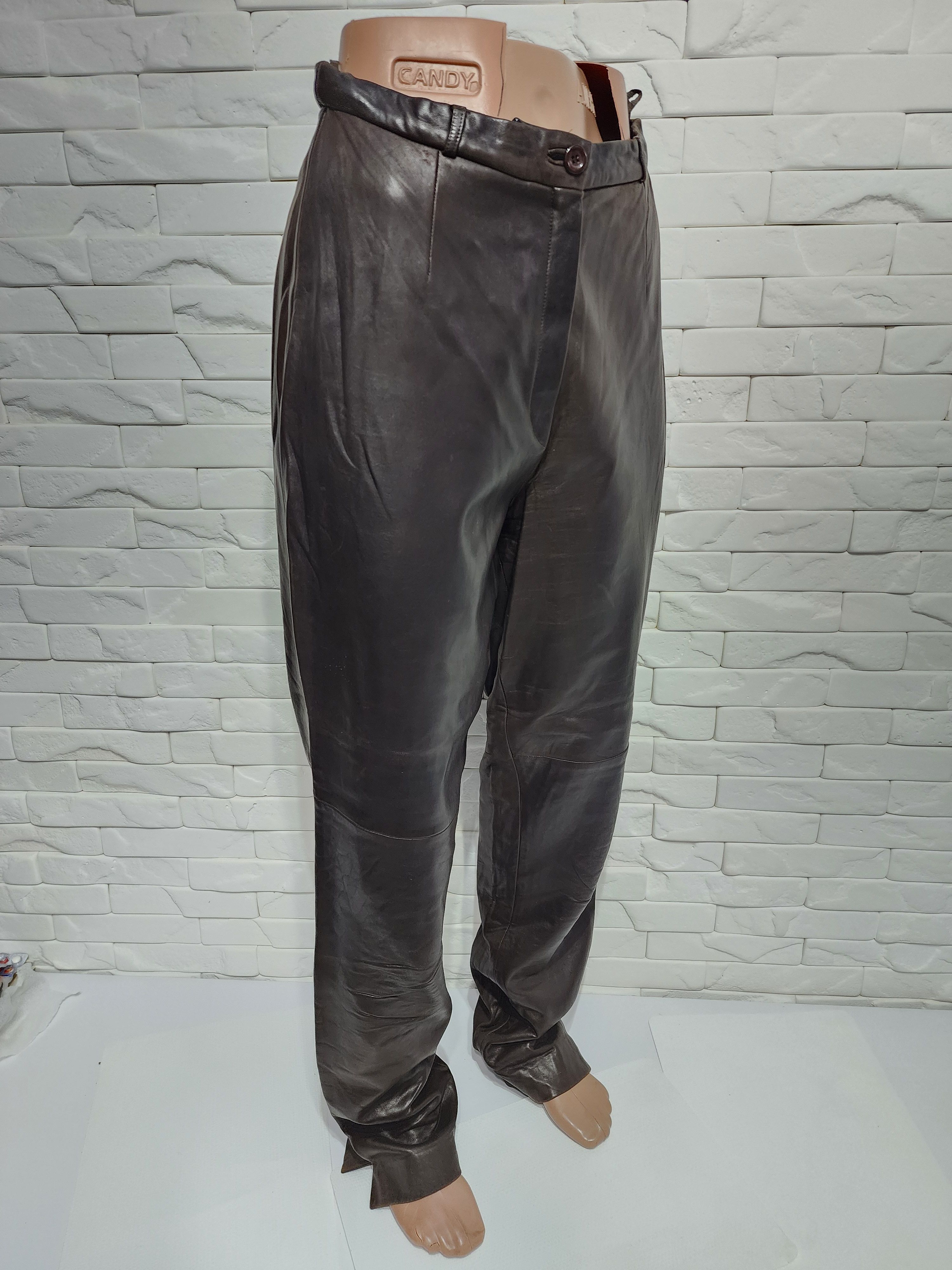 Other Women's genuine leather pants. Size 30" / US 8 / IT 44 - 3 Thumbnail