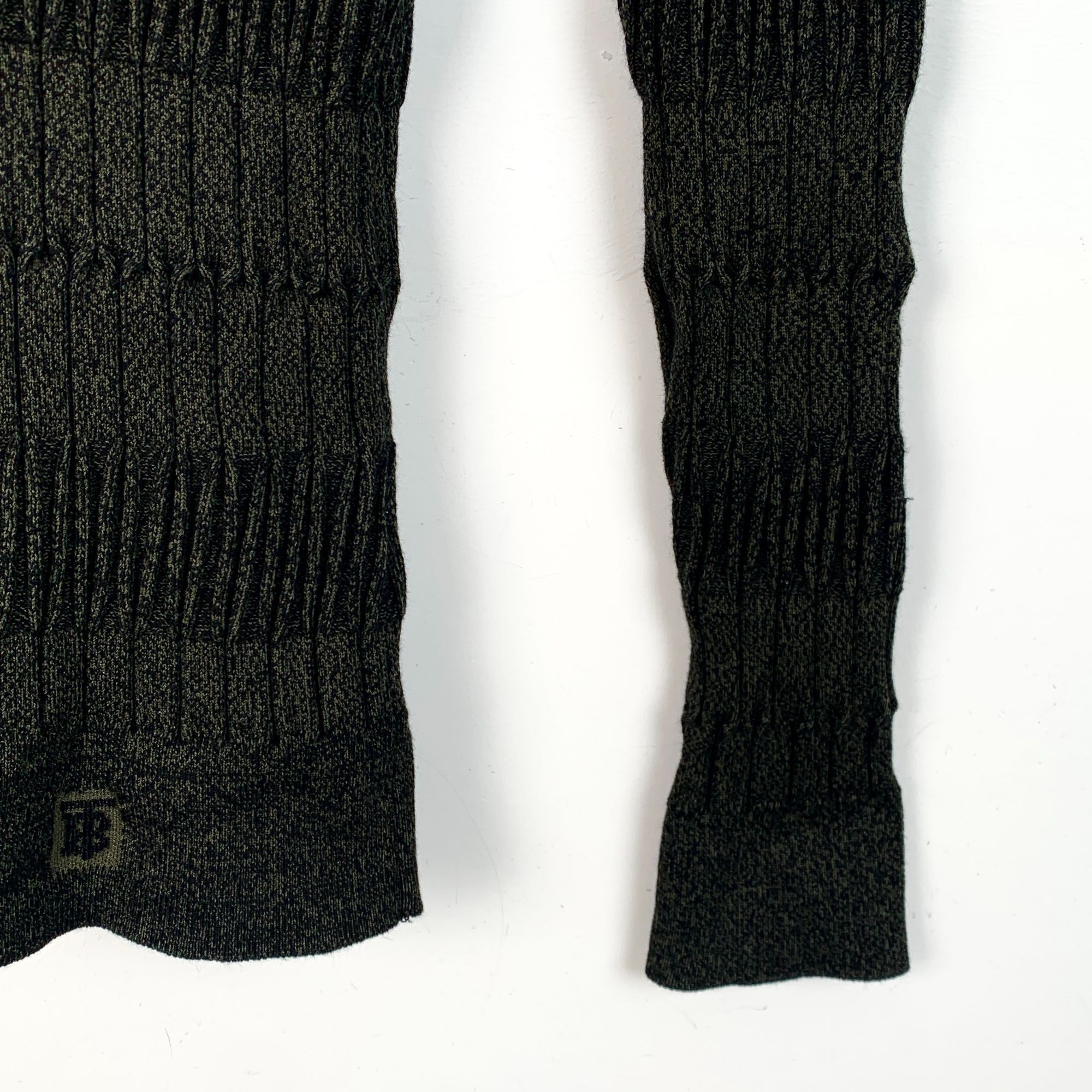 Burberry Burberry Ribbed Knit Turtleneck Sweater Black Size XS / US 0-2 / IT 36-38 - 4 Thumbnail