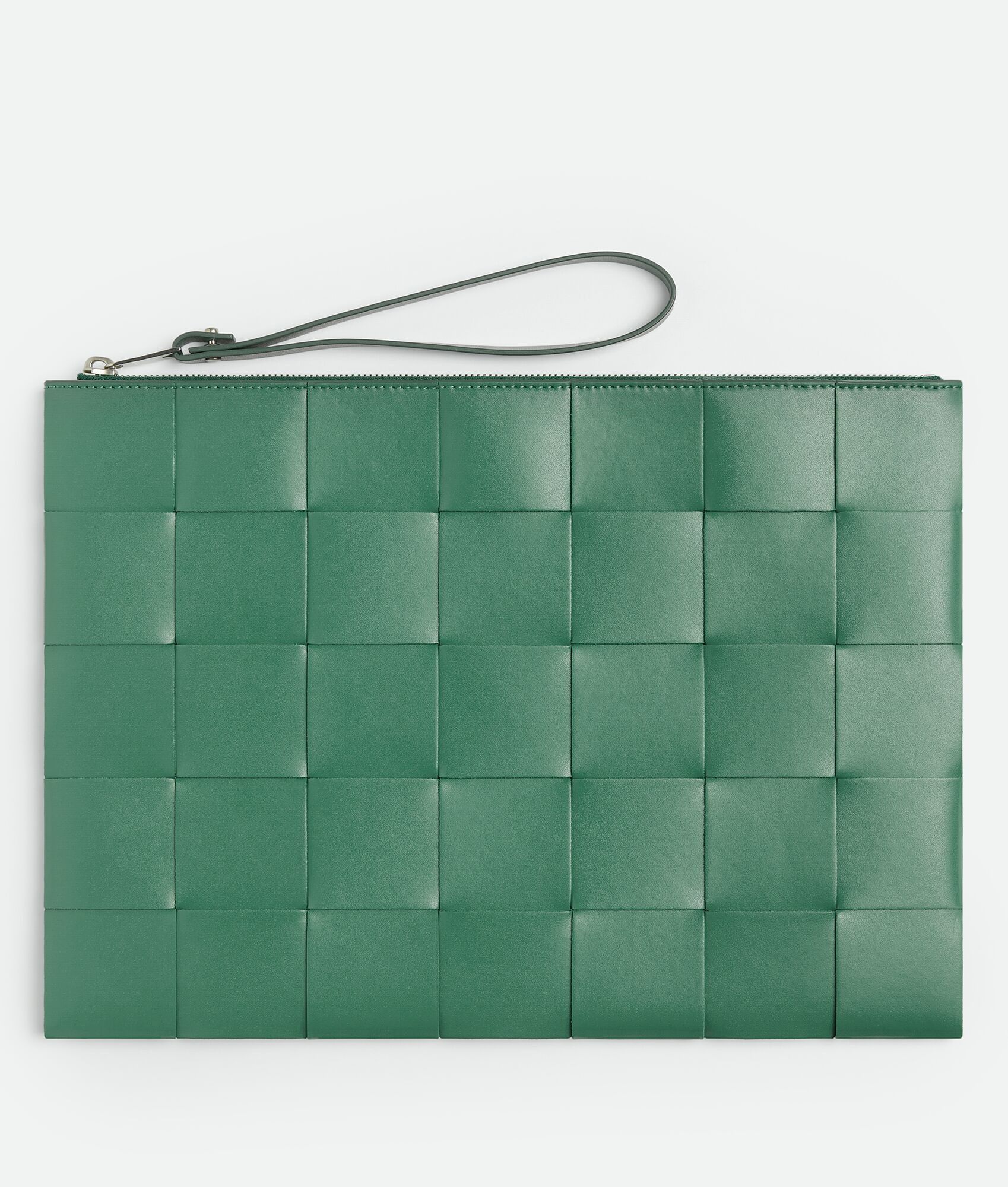 Bottega Veneta o1w1db10525 Size: OS / Large Cassette Pouch in Mermaid Green Size ONE SIZE - 1 Thumbnail