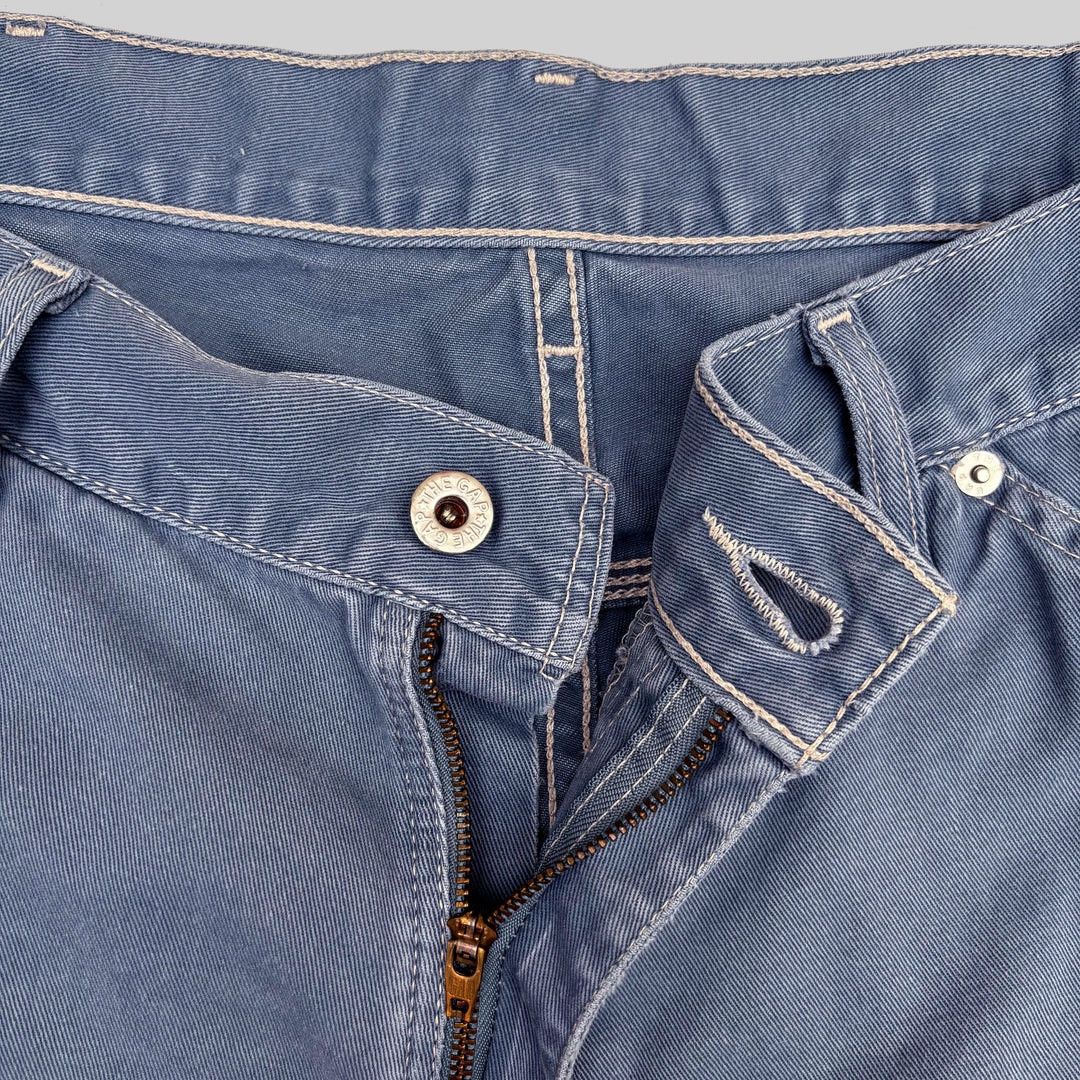 Gap Gap 1990 90s Vintage Blue Jeans Denim W34 Baggy Shorts Size US 34 / EU 50 - 3 Thumbnail
