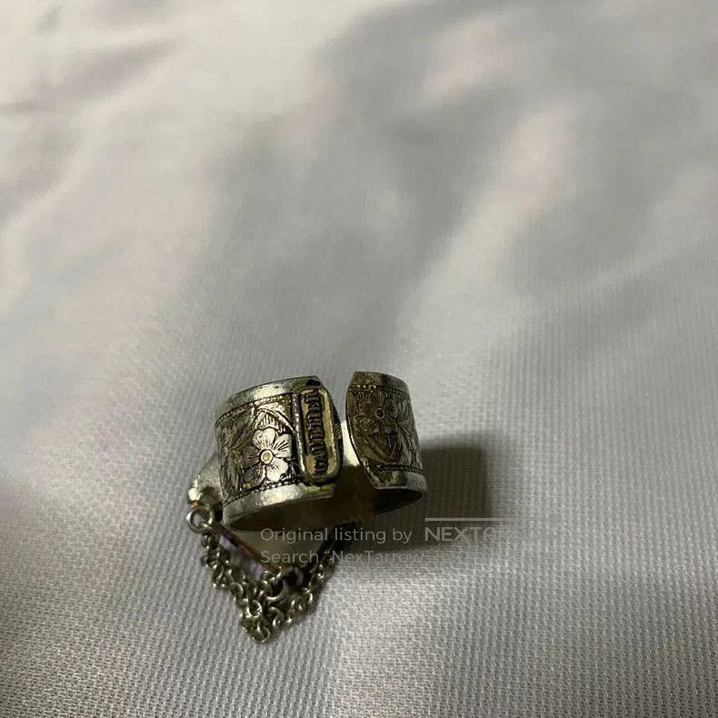 Jean Paul Gaultier Jean Paul Gaultier Decorative Gem Chain Ring. Size ONE SIZE - 3 Thumbnail
