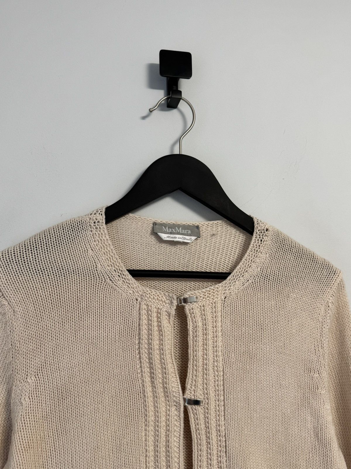 Max Mara × Vintage Max Mara Vintage Women’s cardigan Y2K style wool Size S / US 4 / IT 40 - 2 Thumbnail
