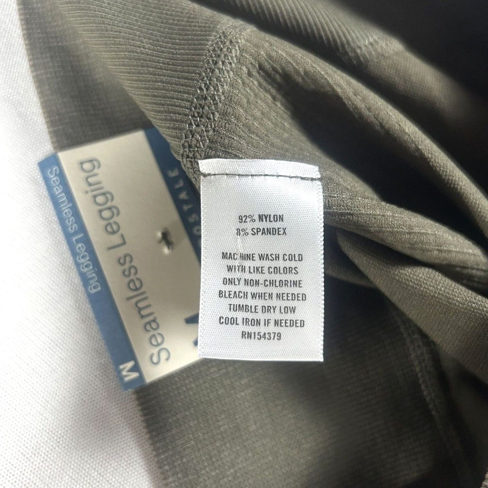 Vintage Aero Women's Leggings Seamed High Rise Ankle Green M NWT Size 32" / US 10 / IT 46 - 4 Thumbnail