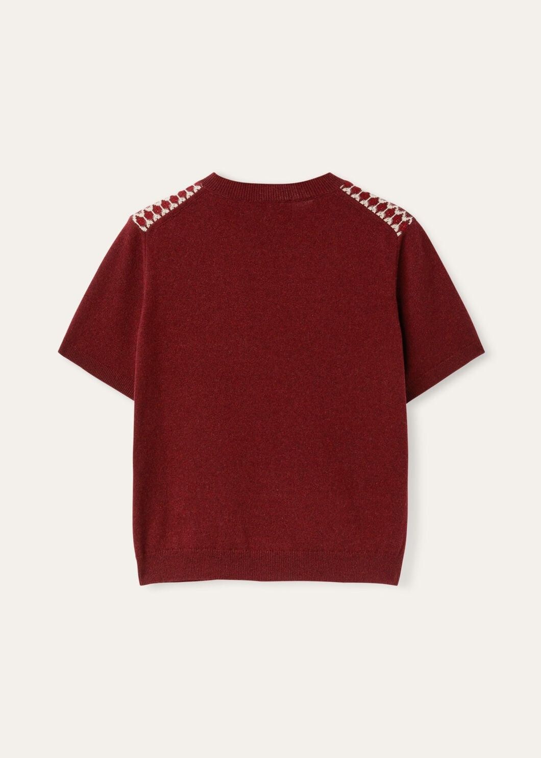 Loro Piana o1w1db10825 FA06306 Alpe Pile Crewneck Sweater in Red Size S / US 4 / IT 40 - 6 Thumbnail