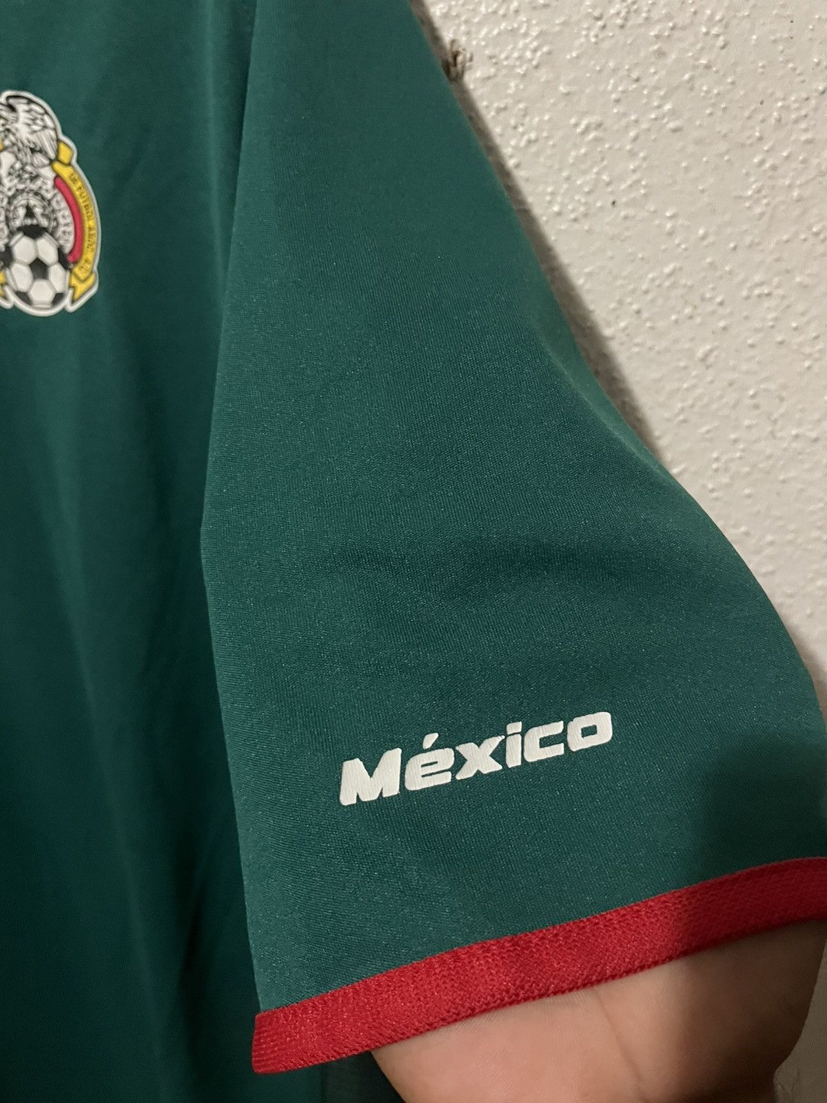 Atletica Mexico 2002 World Cup Jersey Size US L / EU 52-54 / 3 - 4 Thumbnail