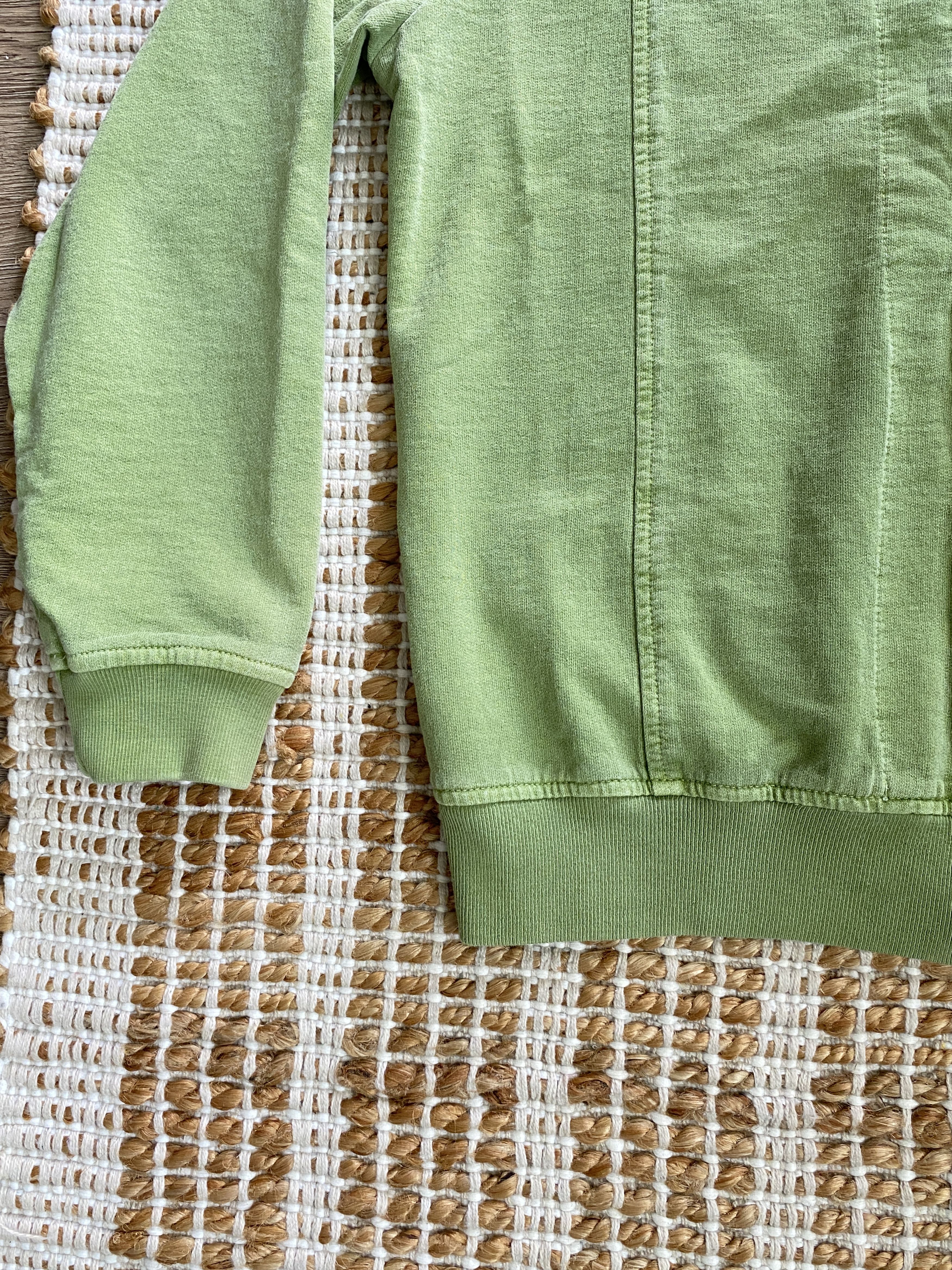 Other Vintage Focus Embroidered Zip-Up Jacket – Light Green Size M / US 6-8 / IT 42-44 - 8 Thumbnail