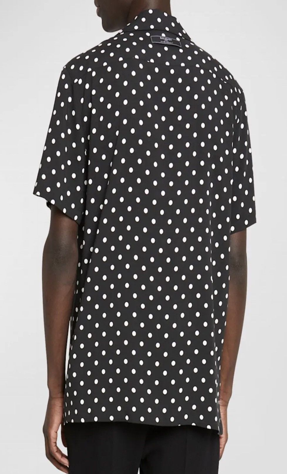 Balmain Polka Dot Button-Down Pajama Shirt Size 50 Size US M / EU 48-50 / 2 - 2 Thumbnail