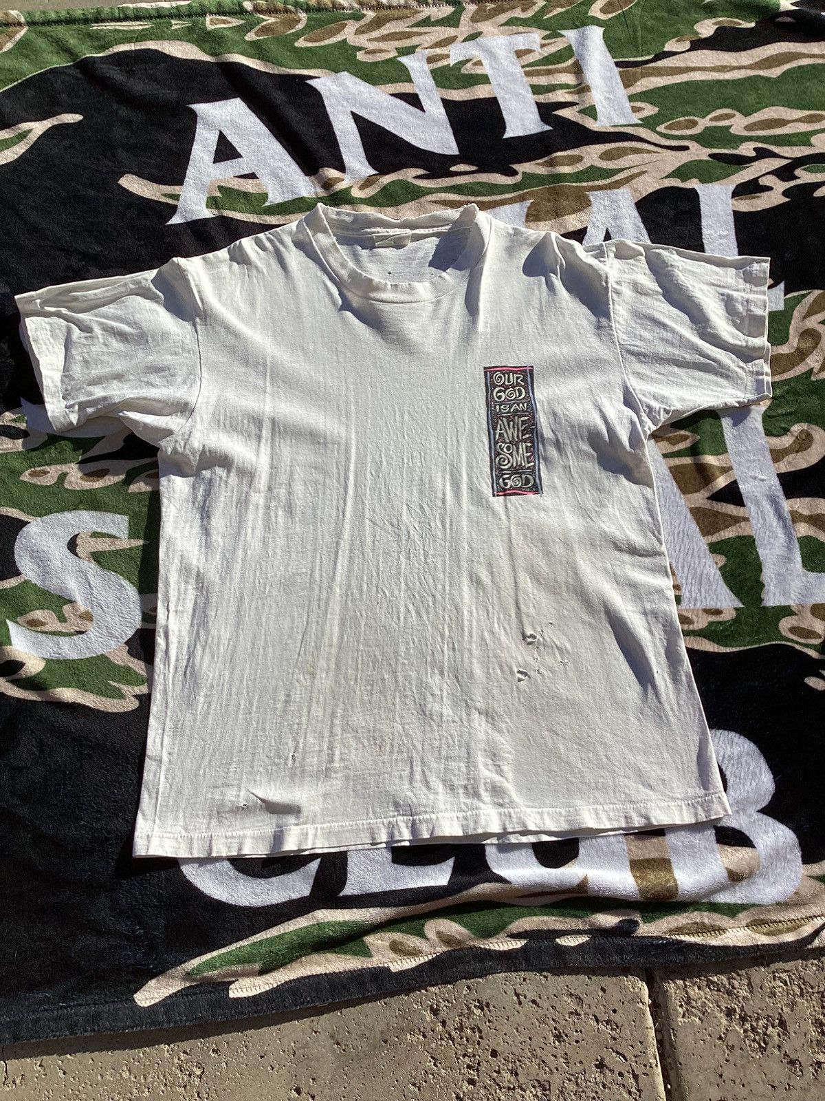 Other Vtg 1990 Our good is an awesome god adult xl single stitch T Size US XL / EU 56 / 4 - 4 Thumbnail