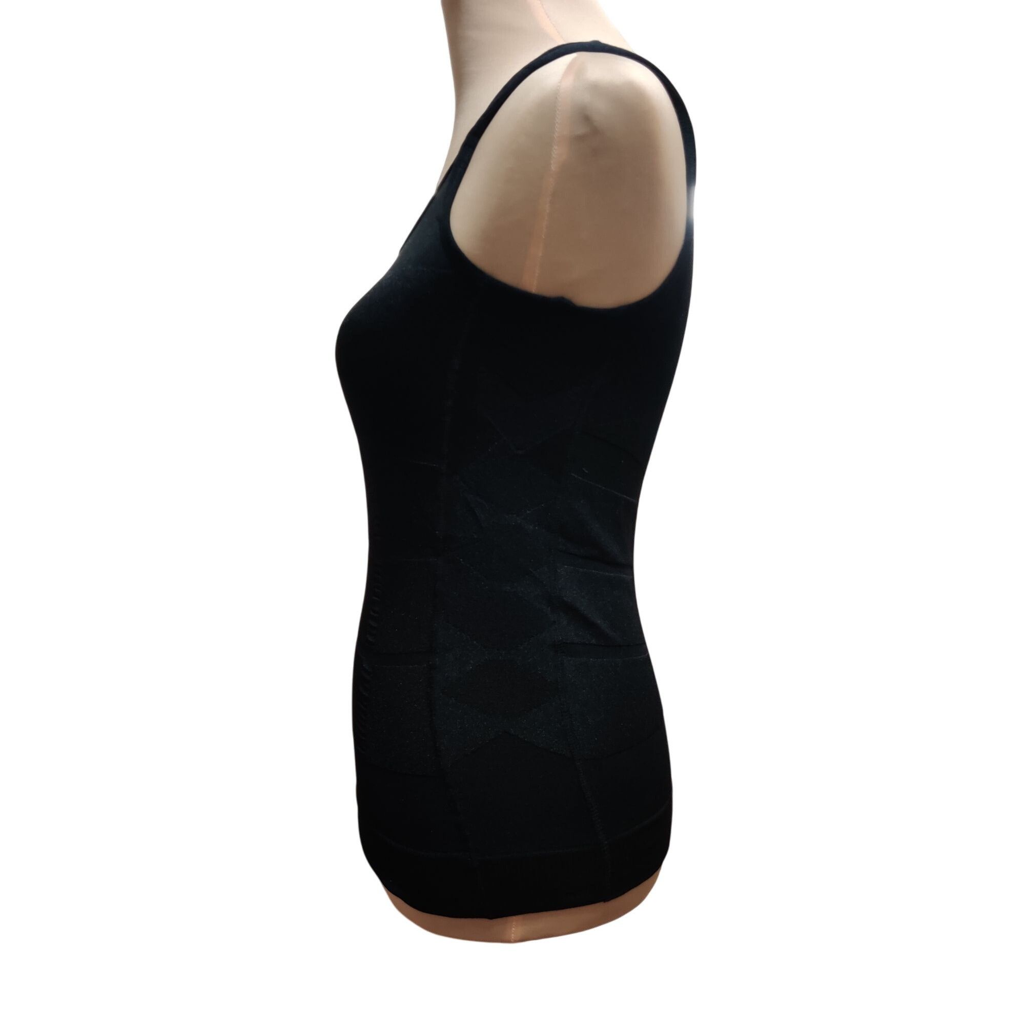 Other Black M Shaping Tank Top Moderate Compression Ribbed Control Size ONE SIZE - 10 Thumbnail