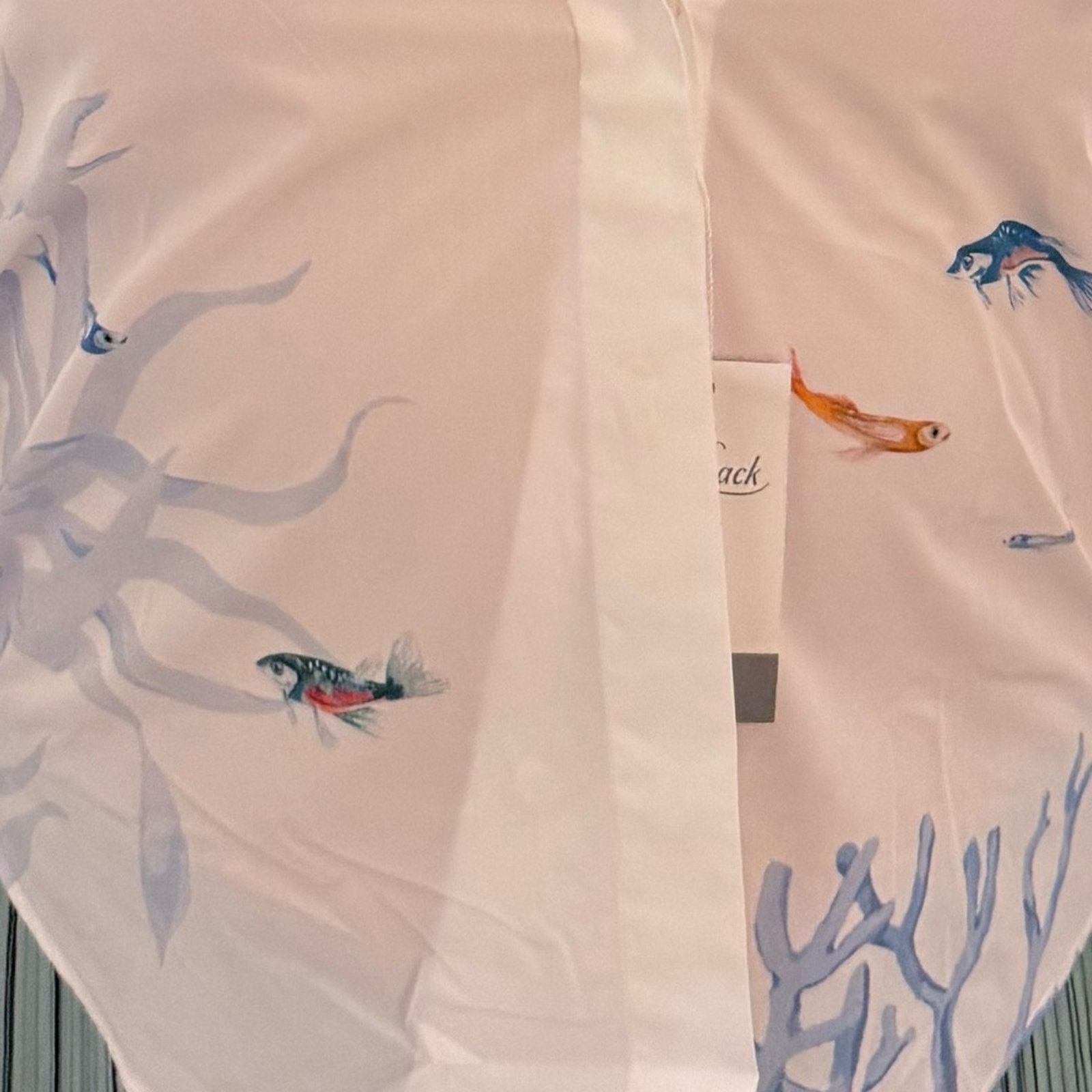 Other NWT Chic White Blouse with Blue Details Size M Size M / US 6-8 / IT 42-44 - 4 Thumbnail