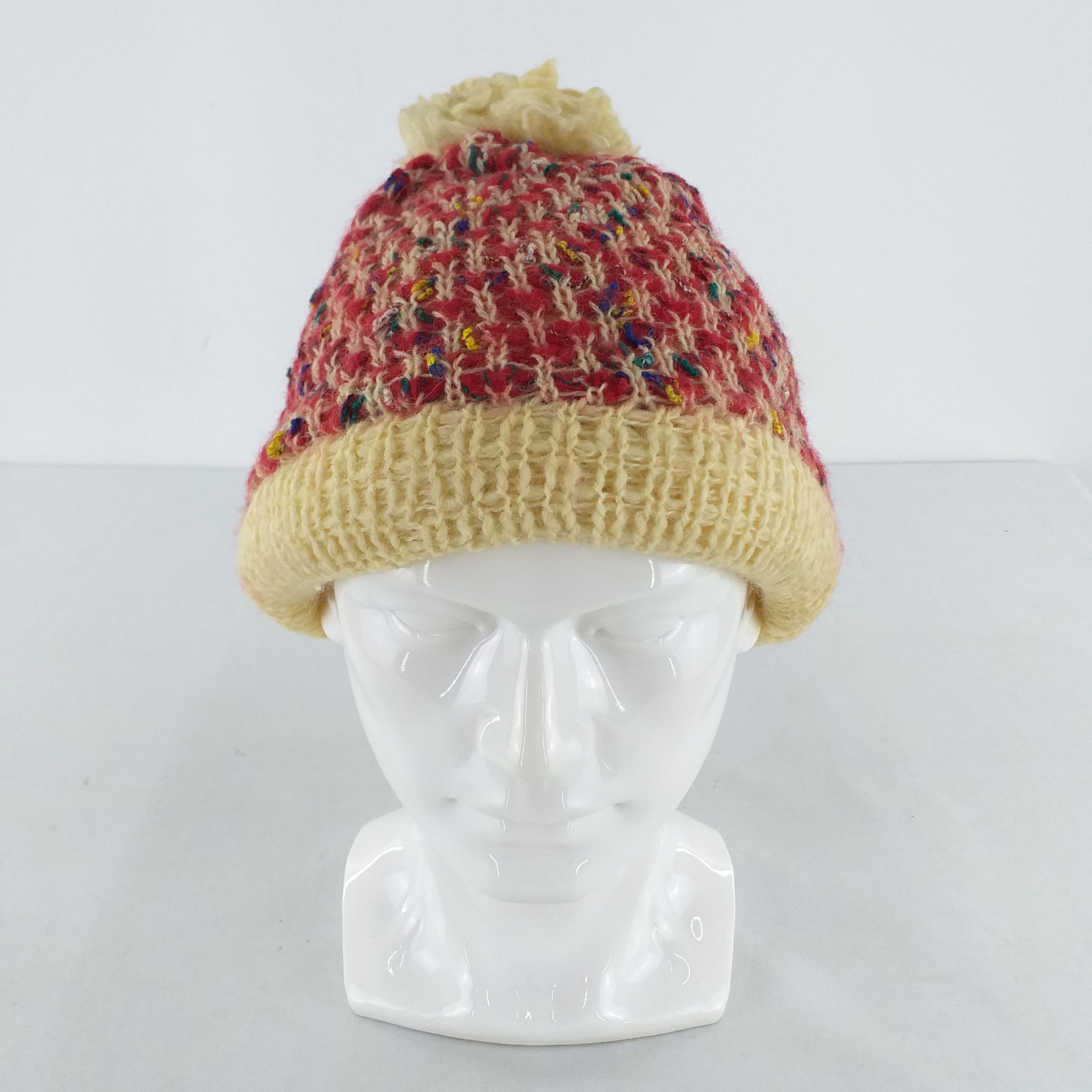 Vintage Plain Snow Cap Hat Beanie -BN449 Size ONE SIZE - 2 Thumbnail