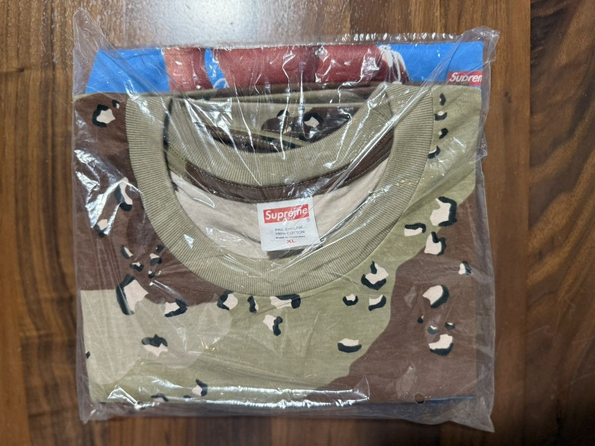 Supreme SUPREME Aphex Twin Windowlicker Tee Camo T-Shirt SS25 Size US XL / EU 56 / 4 - 3 Thumbnail